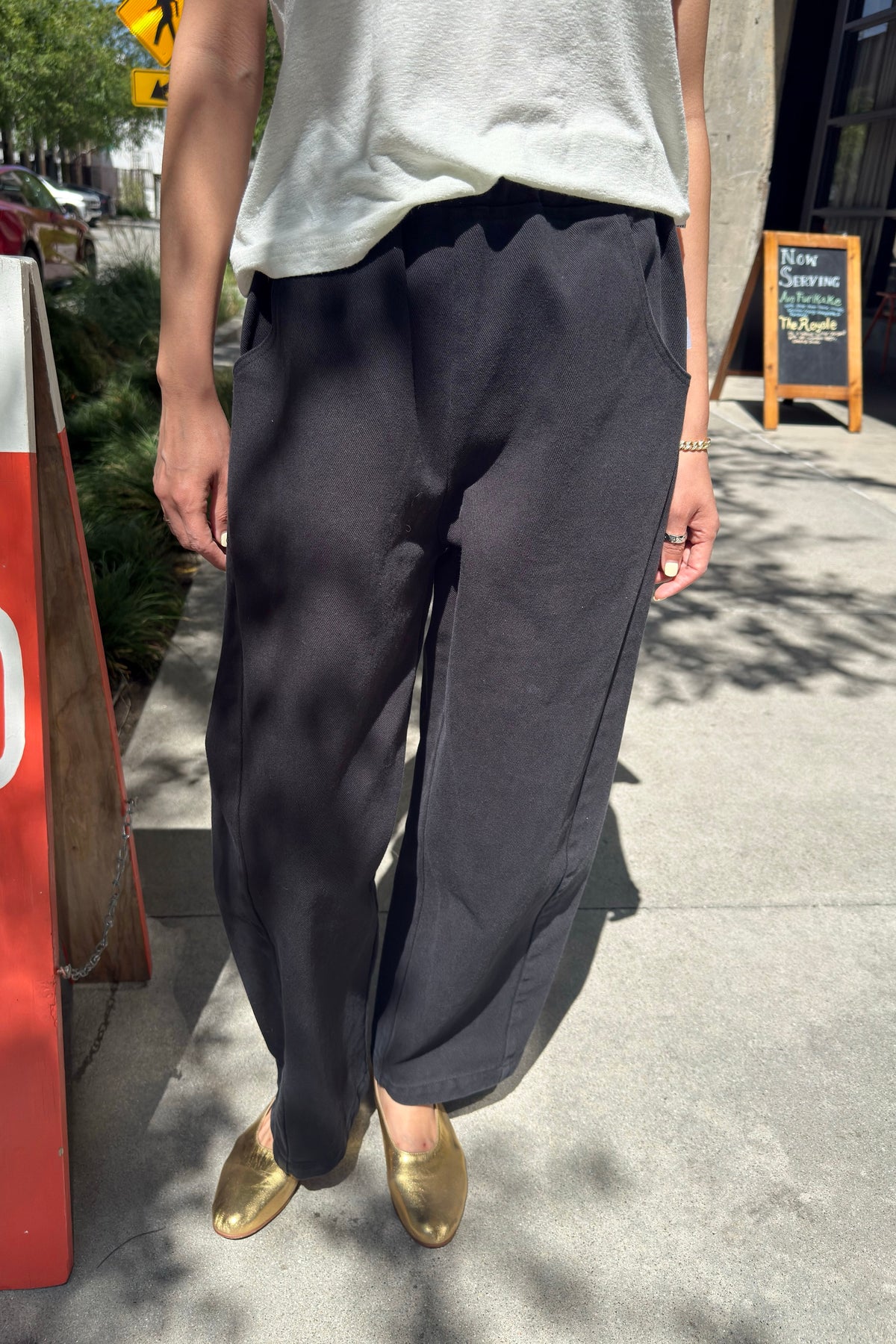 Le Bon Shoppe Arc Pants | Mezclilla Negra
