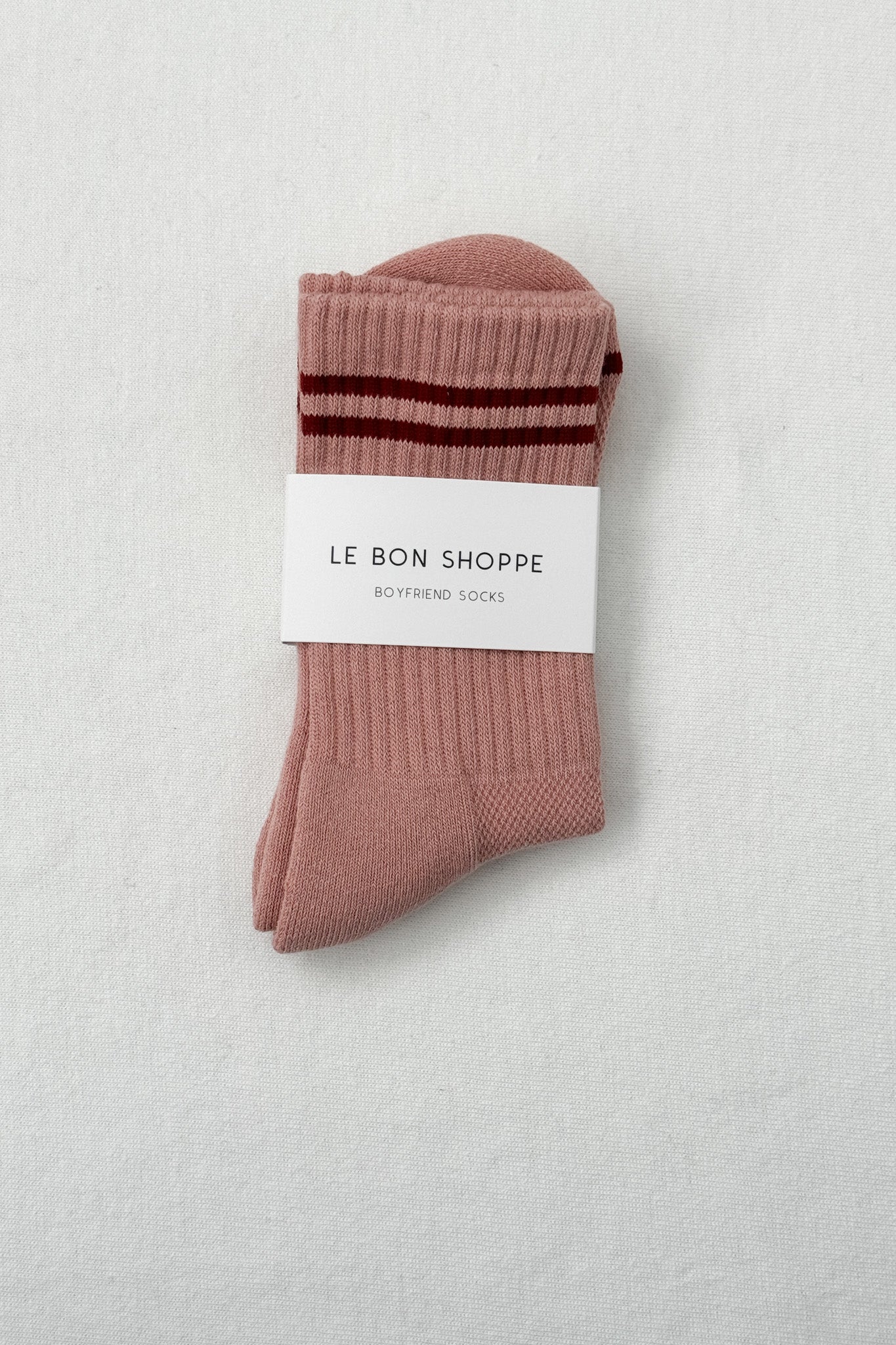 Le Bon Shoppe Boyfriend Socks | Vintage Pink