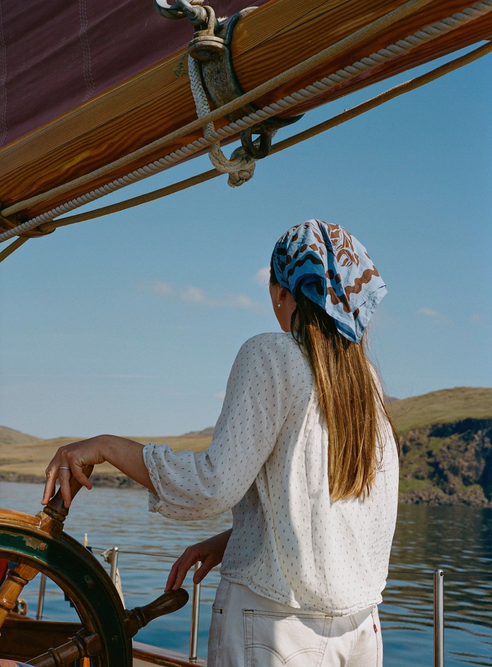DARN Cotton Scarf | Louise