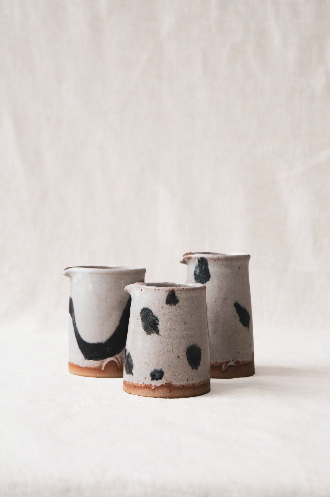 Pip Hartle Jugs | Waves, Dabs and Band of Dots