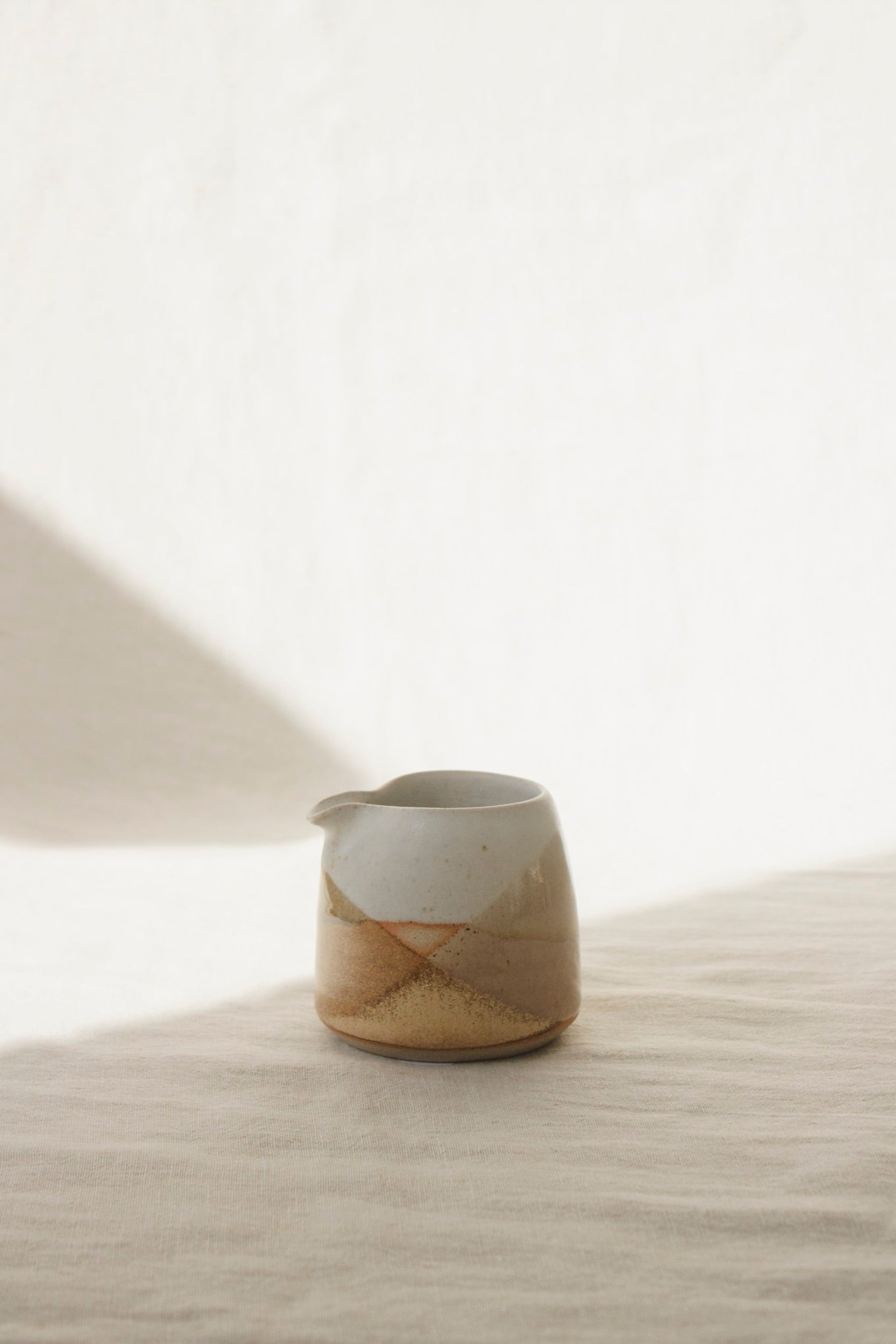 Liz Vidal Jug | Dipped Glazes-Ceramic-Liz Vidal-Caramel-Ondine Ash