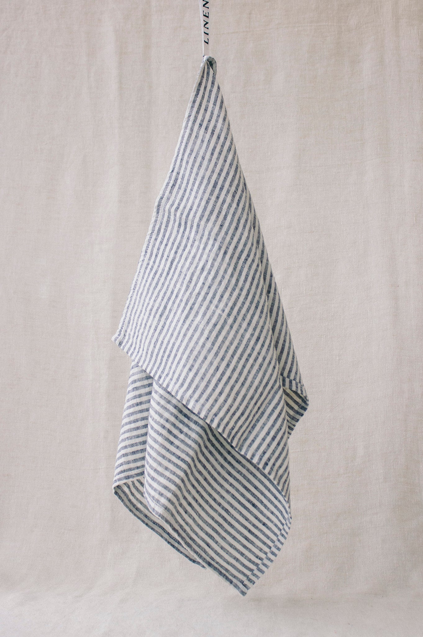 Linen Tea Towel | Thin Stripe