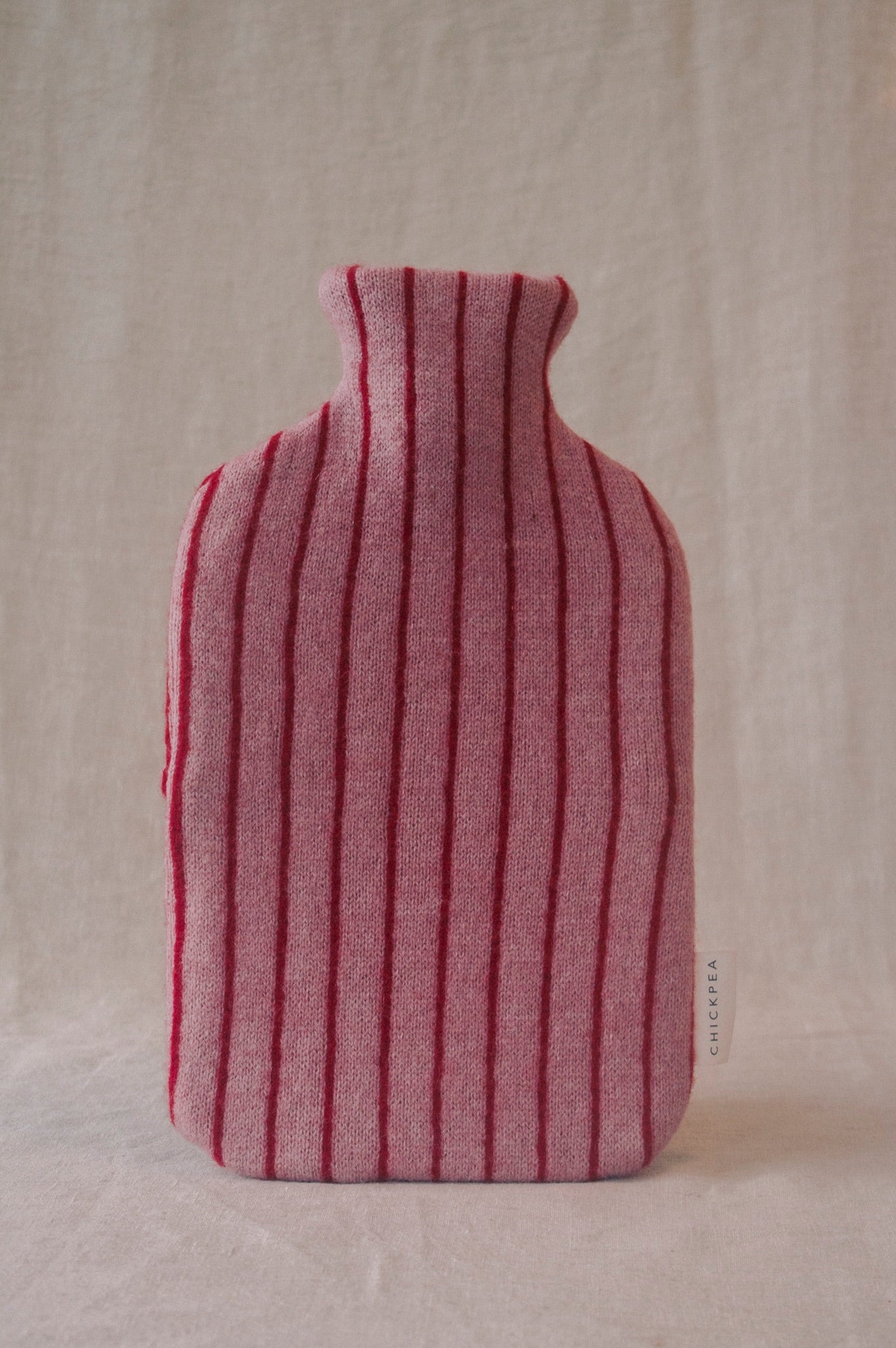 Chickpea Hot Water Bottle | Pinstripe