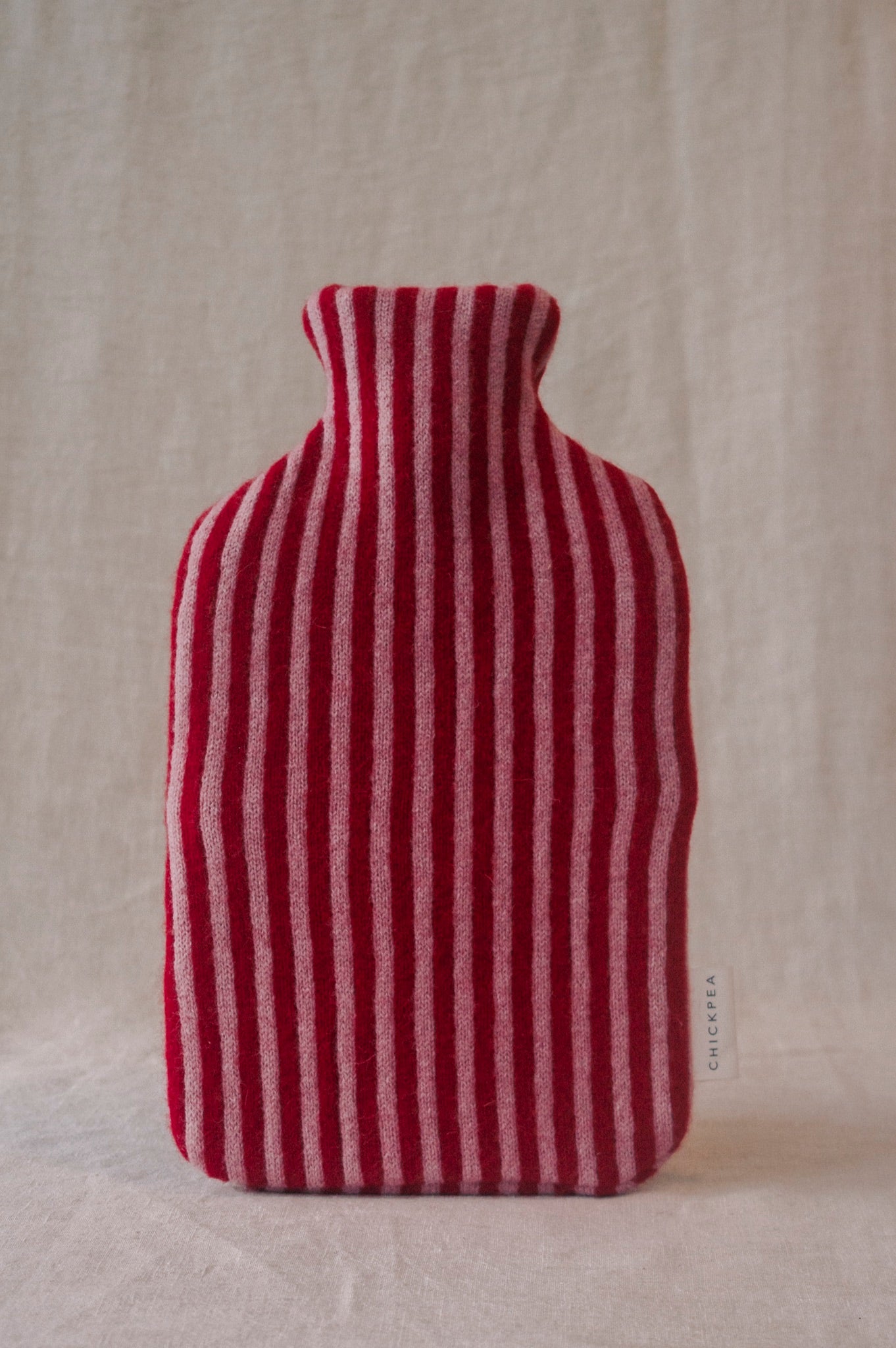 Chickpea Hot Water Bottle | Chunky Stripe