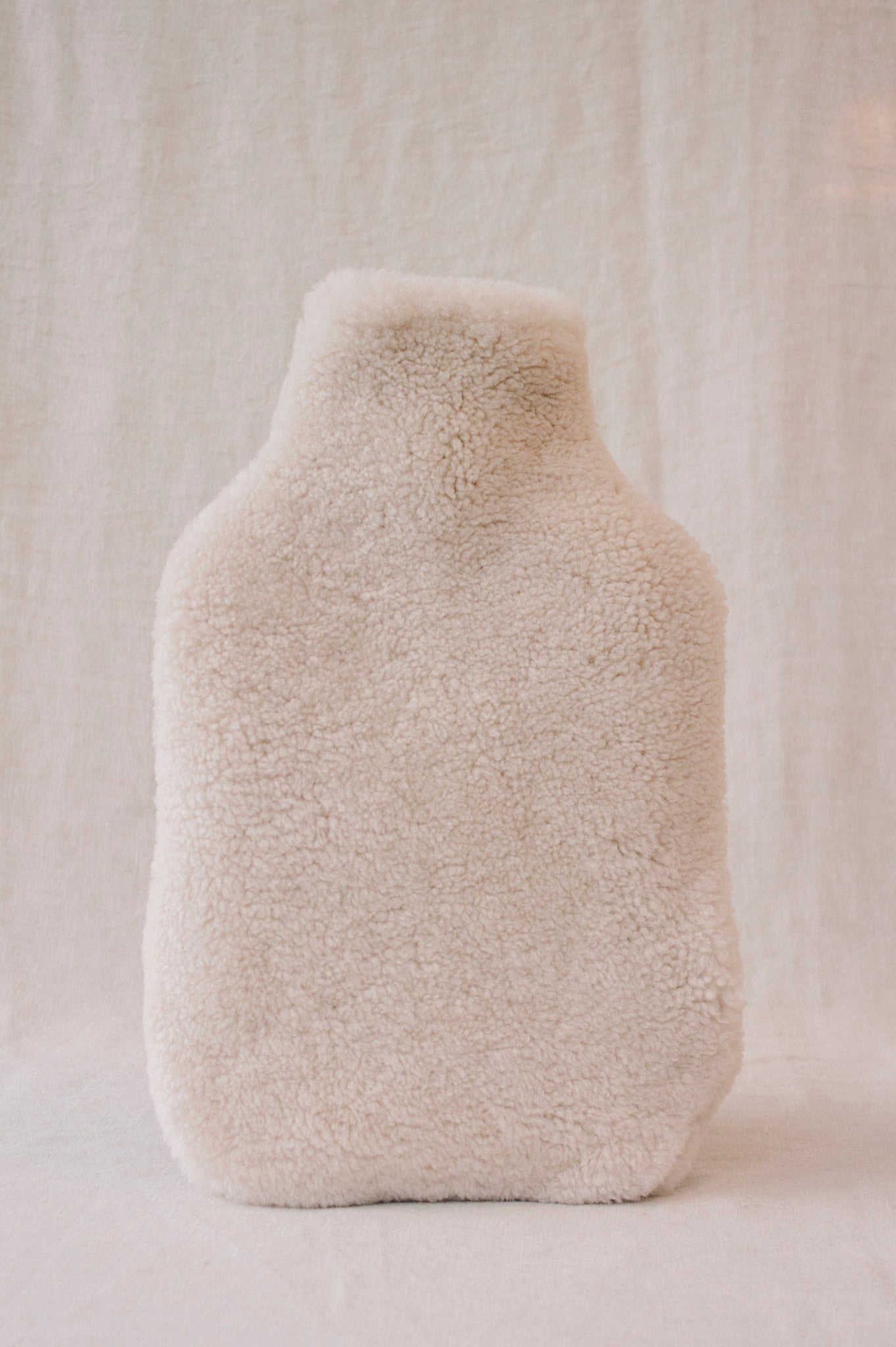 Hot Water Bottle Cover | Natural Sheepskin