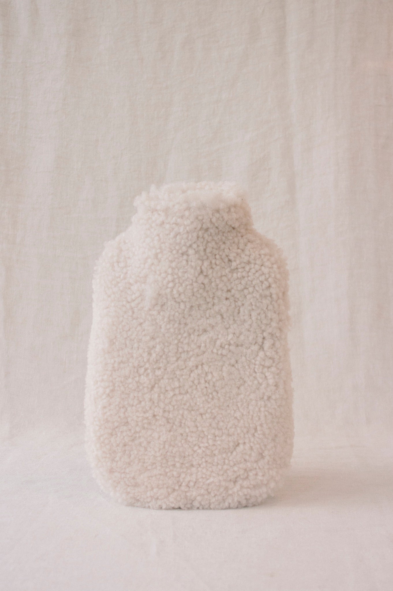 Hot Water Bottle Cover | Natural Sheepskin