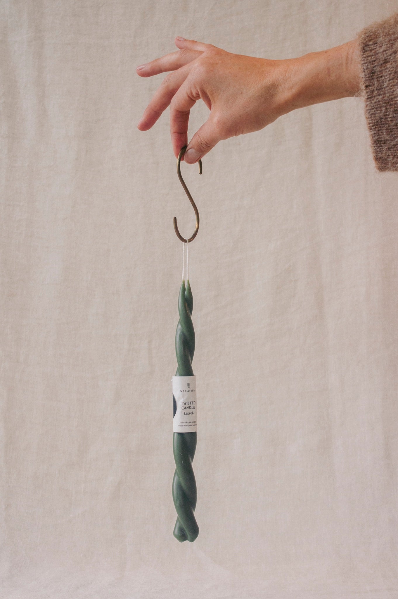 Wax Atelier Twisted Candles | Myrtle