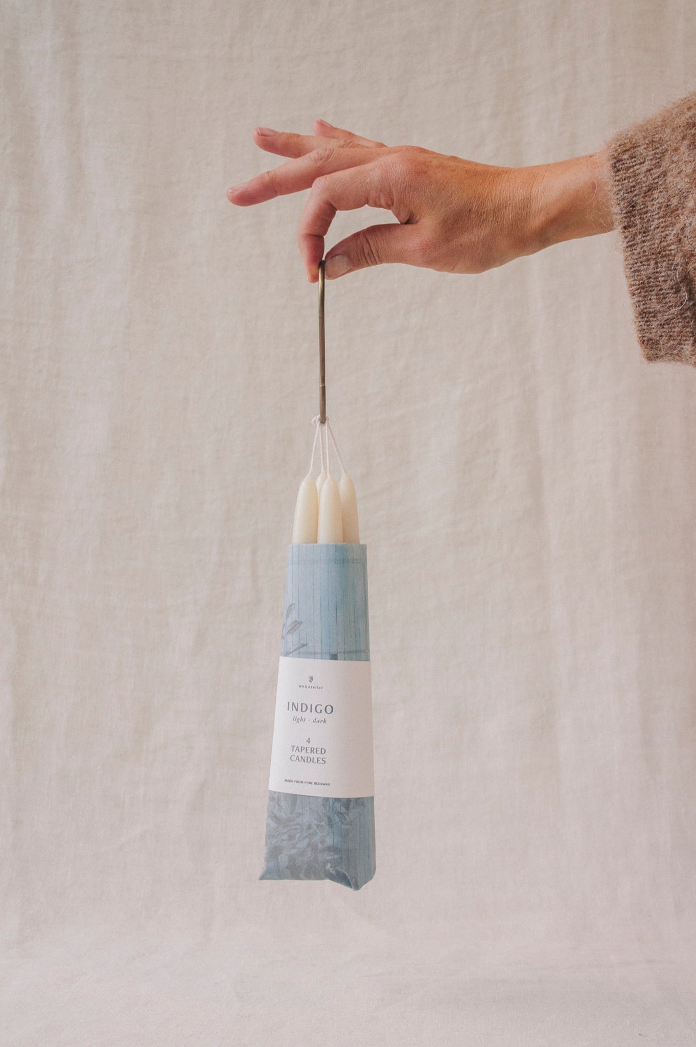 Wax Atelier Dining Candles | Indigo Set of Four