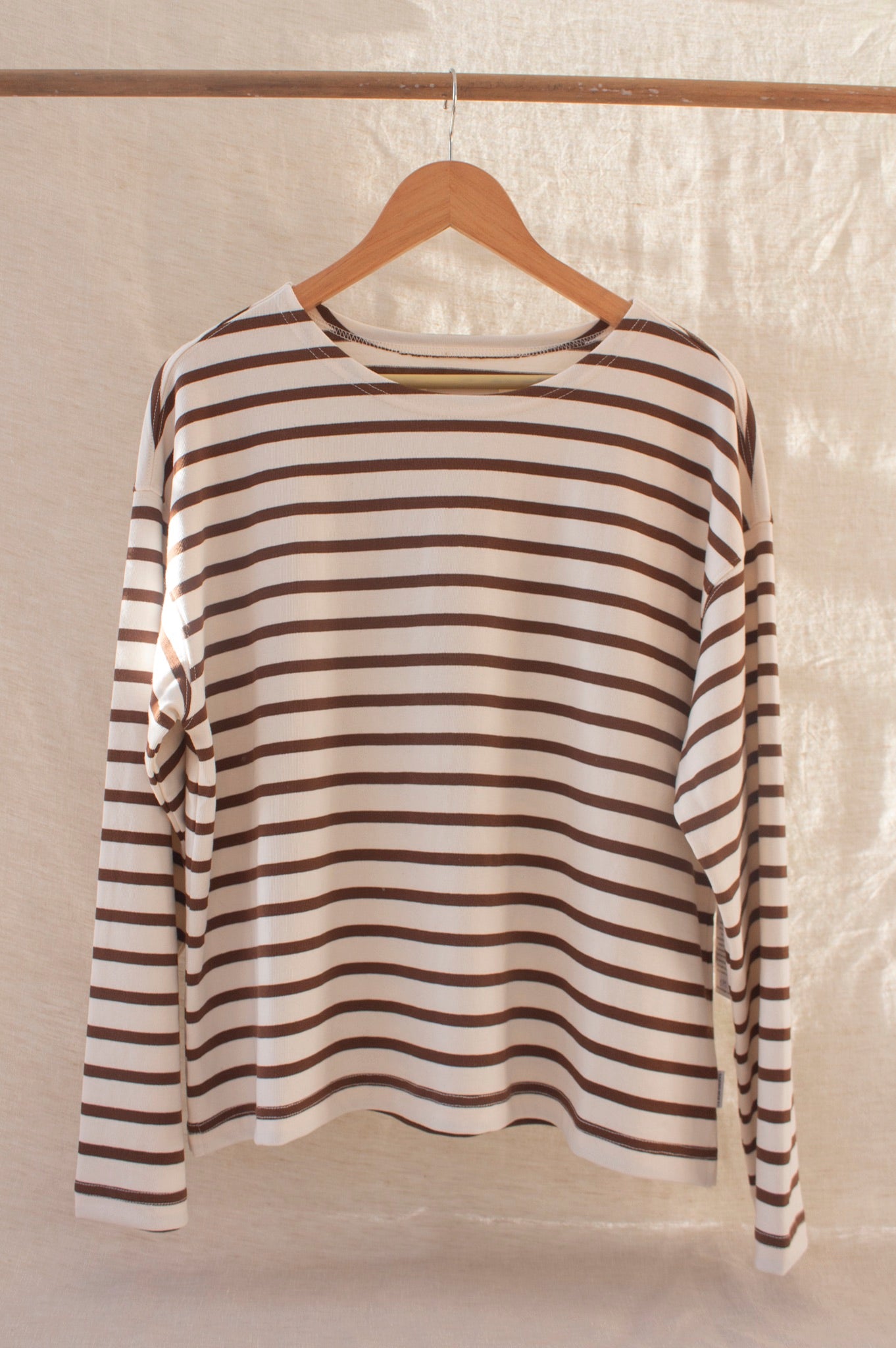 Le Bon Shoppe Sailor Top | Coffee Stripe