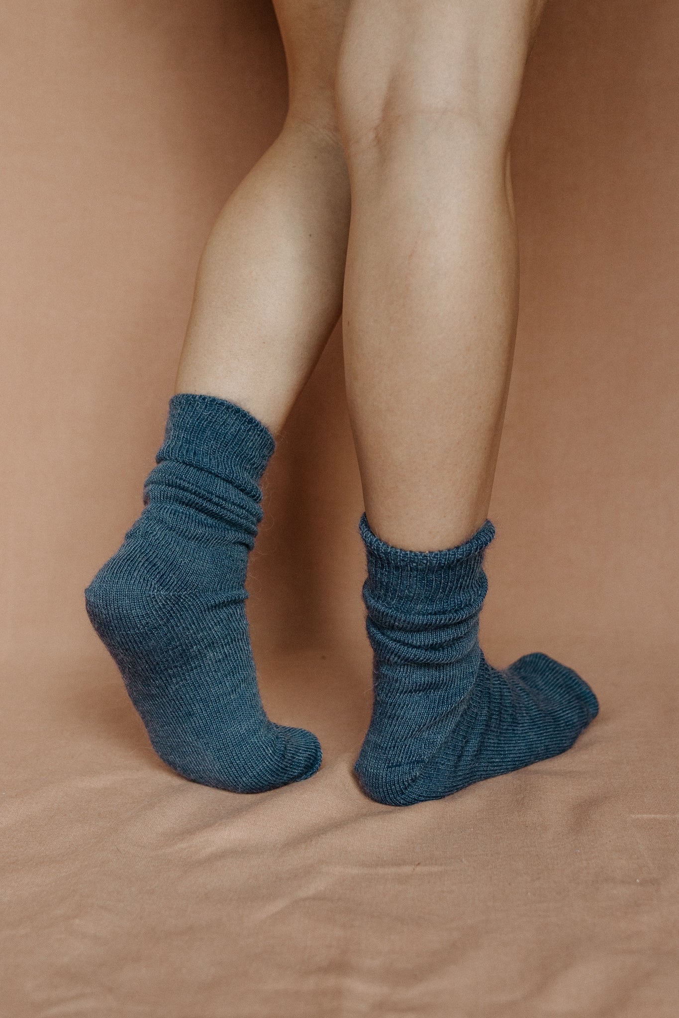 Oaken Mohair Socks | Denim