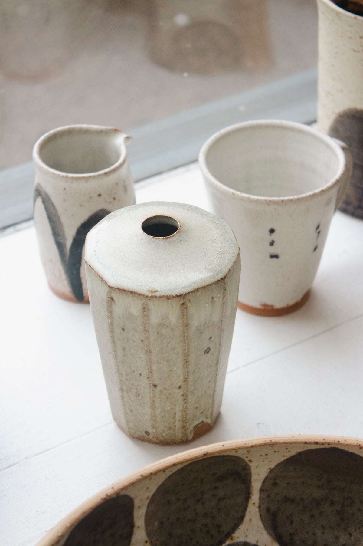 Tim Lake Faceted Vase | Dolomite Grey
