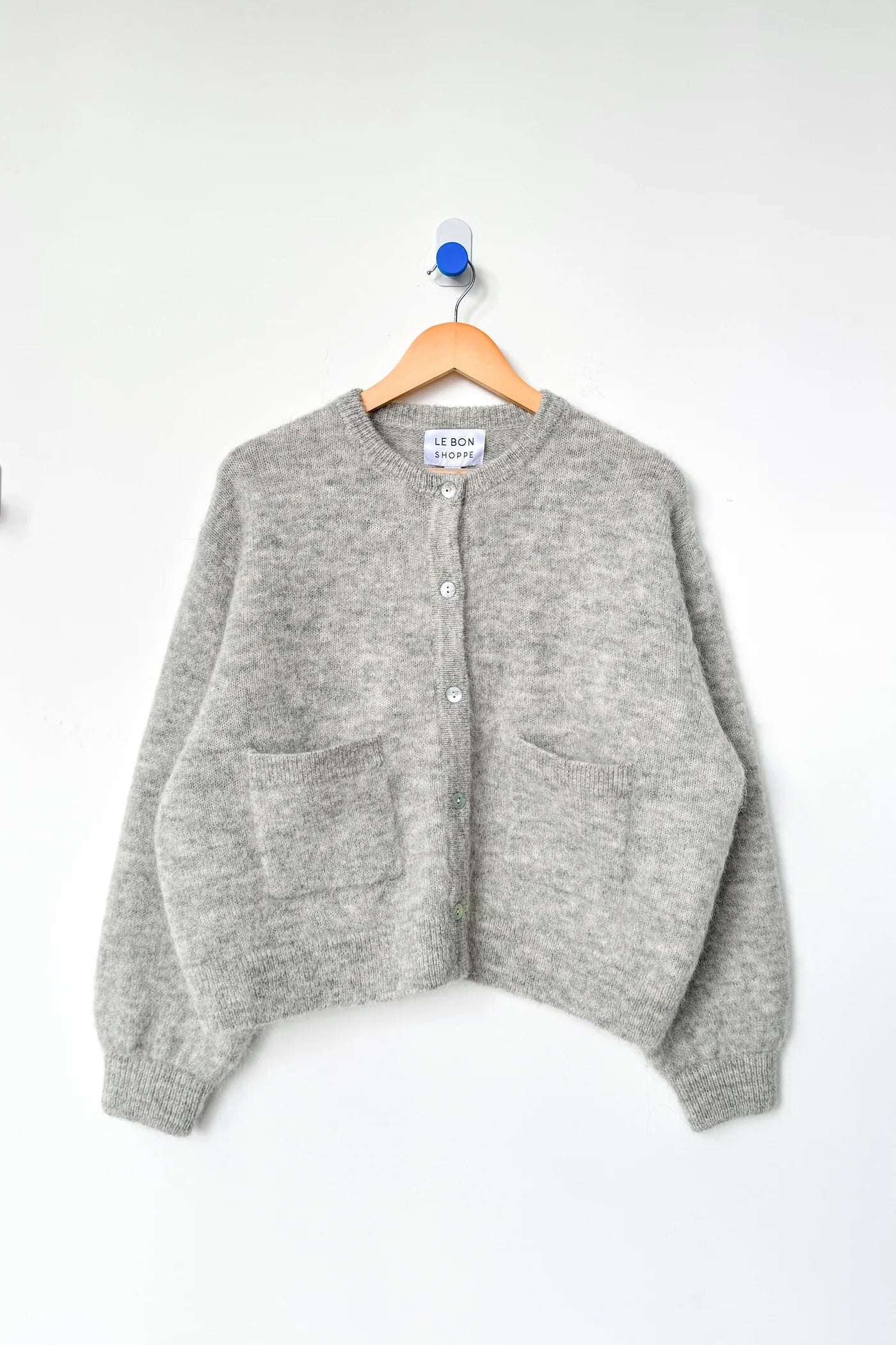 Le Bon Shoppe Amelie Cardigan | Grey-Cardigan-Le Bon Shoppe-Ondine Ash