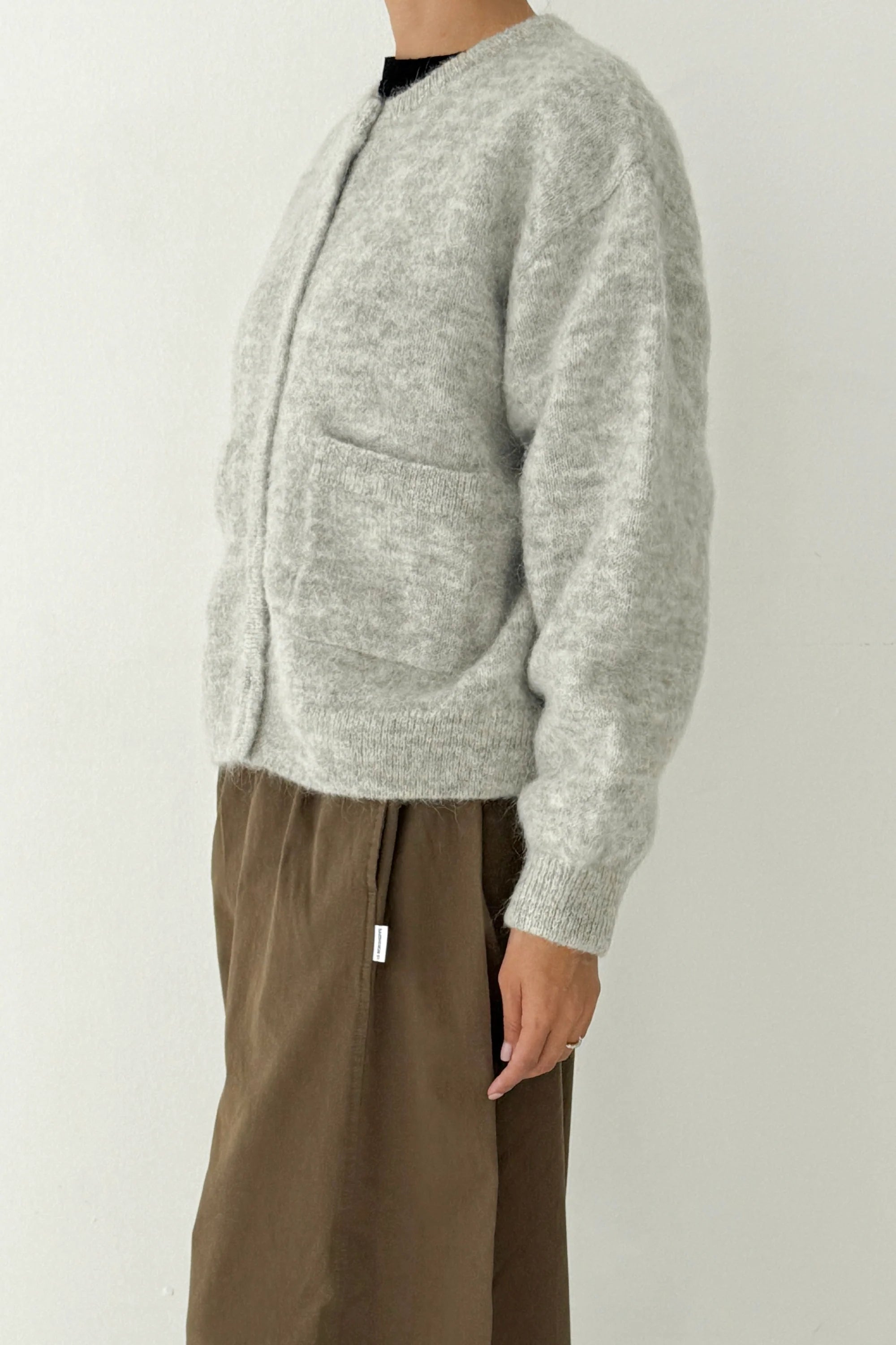 Le Bon Shoppe Amelie Cardigan | Grey-Cardigan-Le Bon Shoppe-Ondine Ash