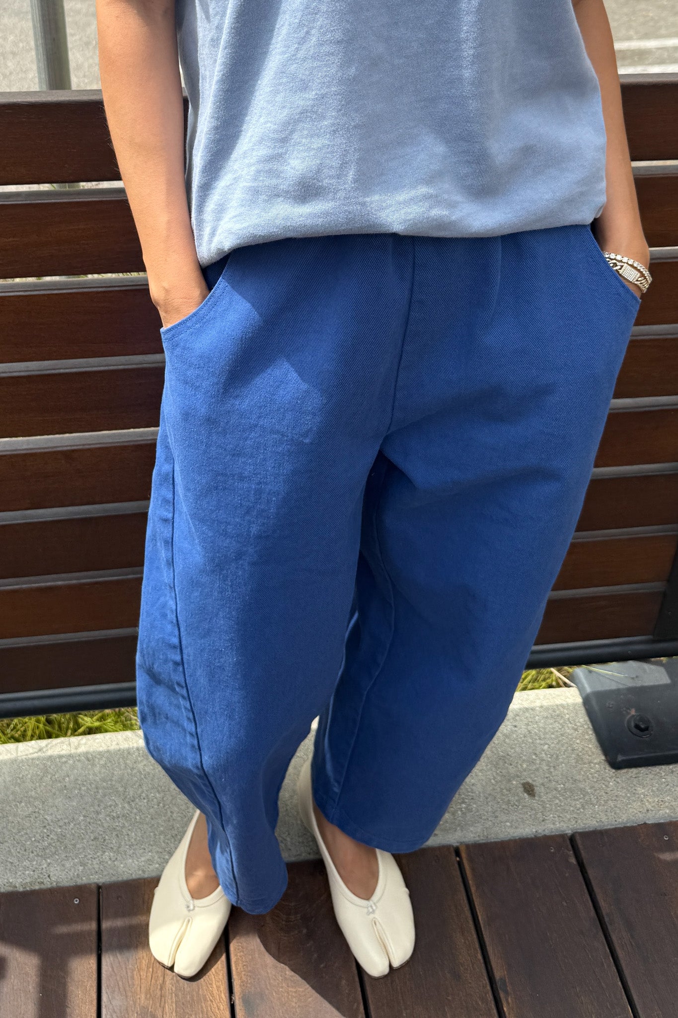 Le Bon Shoppe Arc Pants | Azure