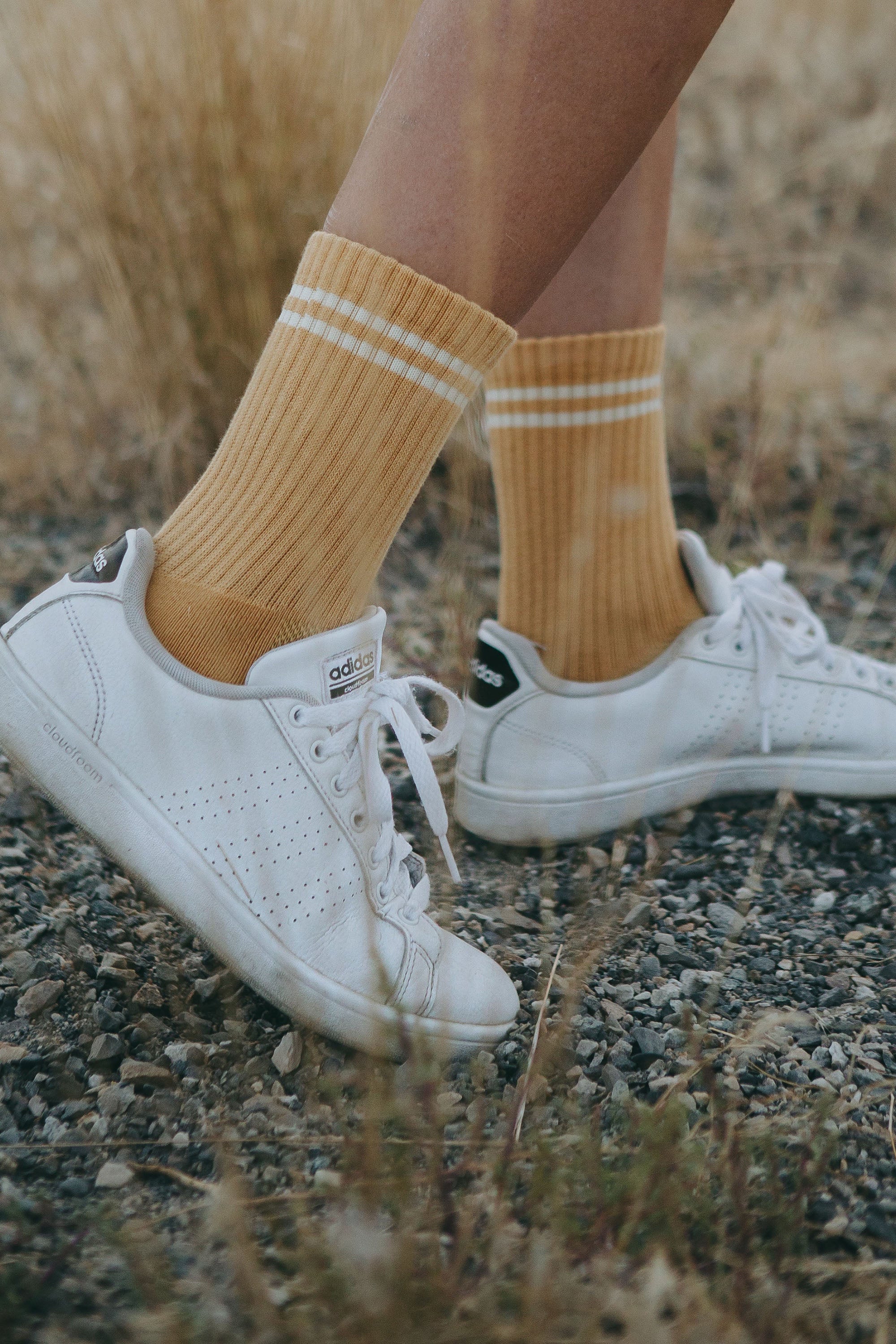 Le Bon Shoppe Boyfriend Socks | Butter Yellow-Socks-Le Bon Shoppe-Ondine Ash