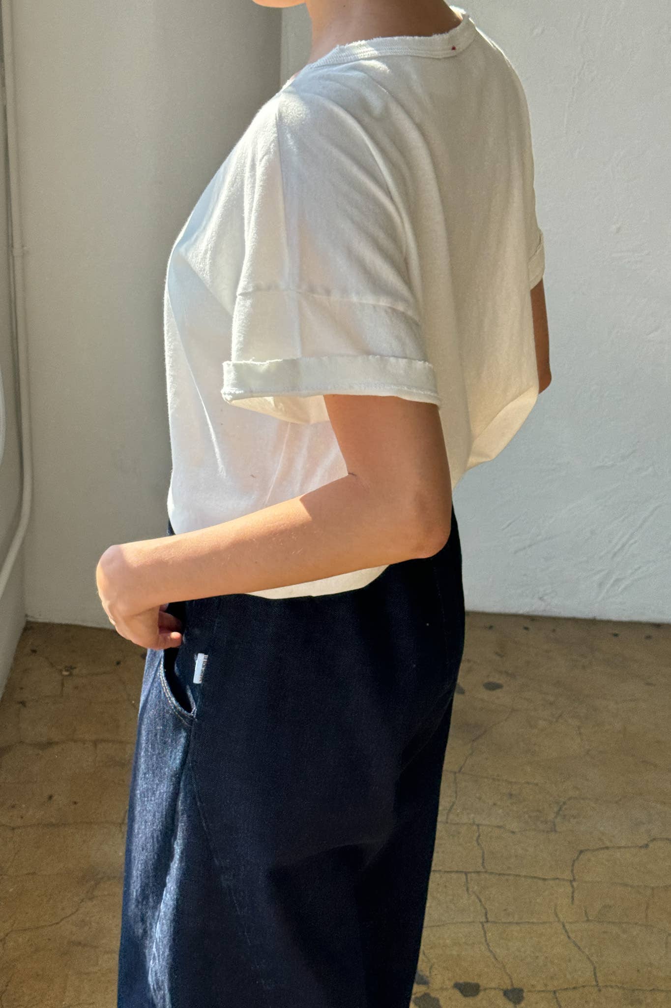 Le Bon Shoppe Fille Tee | Rice White-T-Shirt-Le Bon Shoppe-Ondine Ash