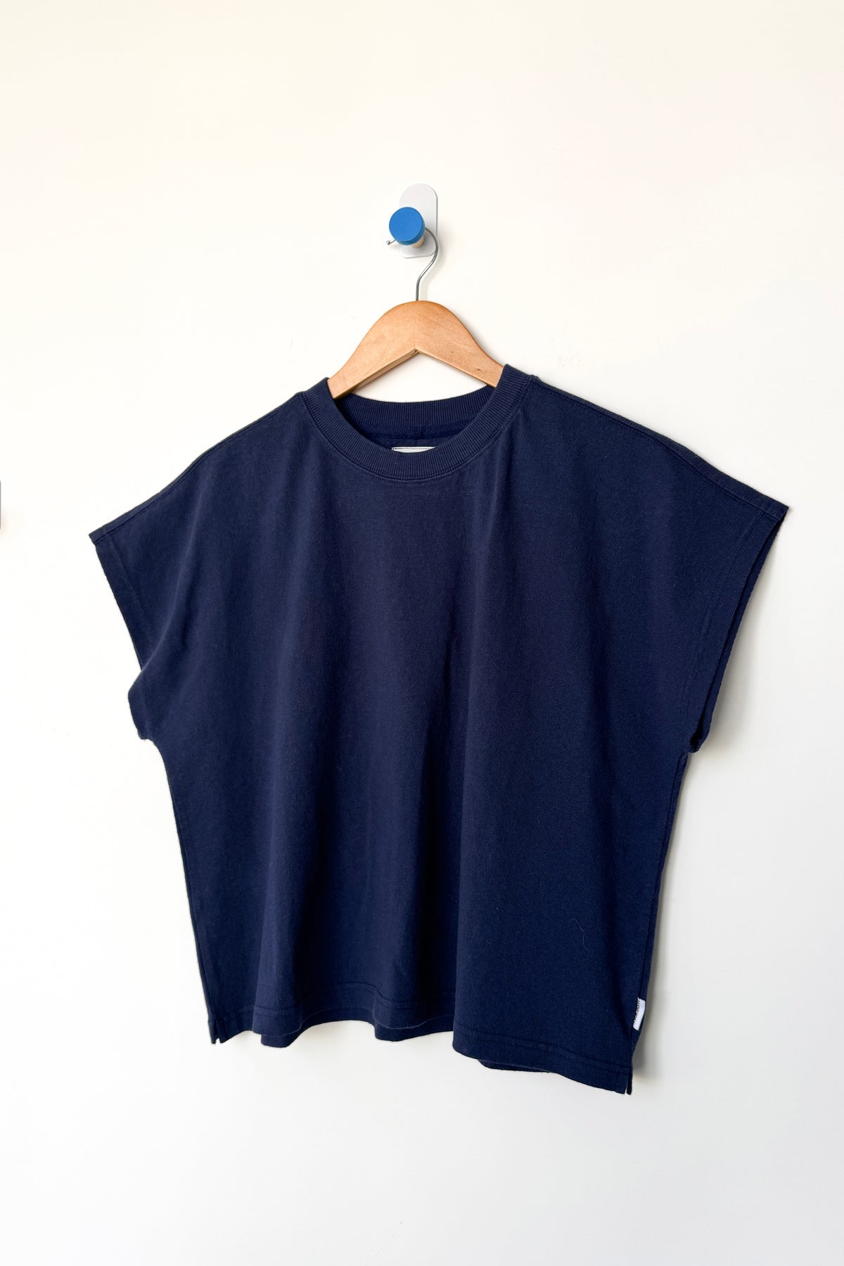 Le Bon Shoppe Jeanne Tee | Navy Blue-T-Shirt-Le Bon Shoppe-Ondine Ash