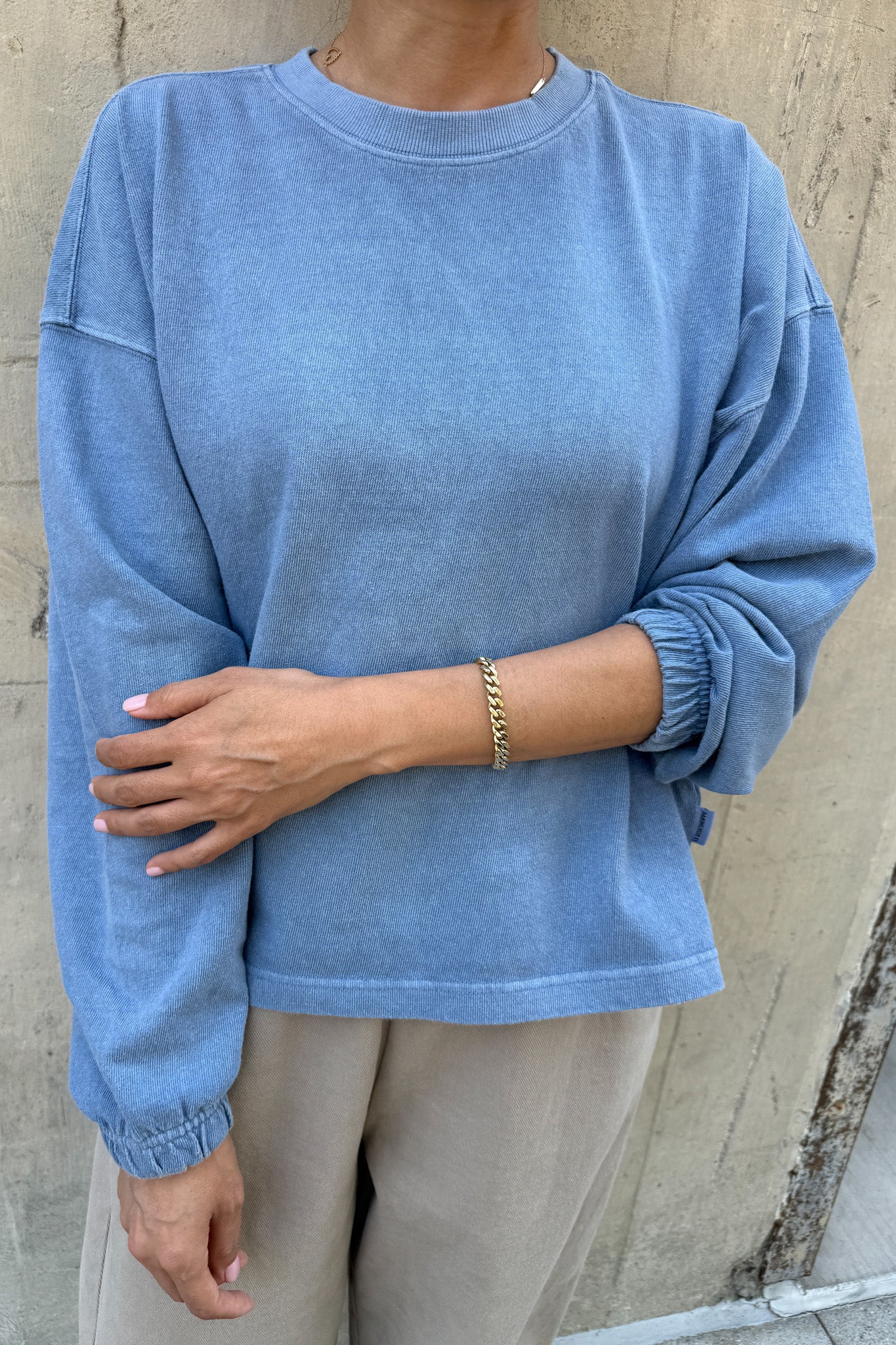 Le Bon Shoppe Naturelle Tee | Cornflower-T-Shirt-Le Bon Shoppe-Ondine Ash