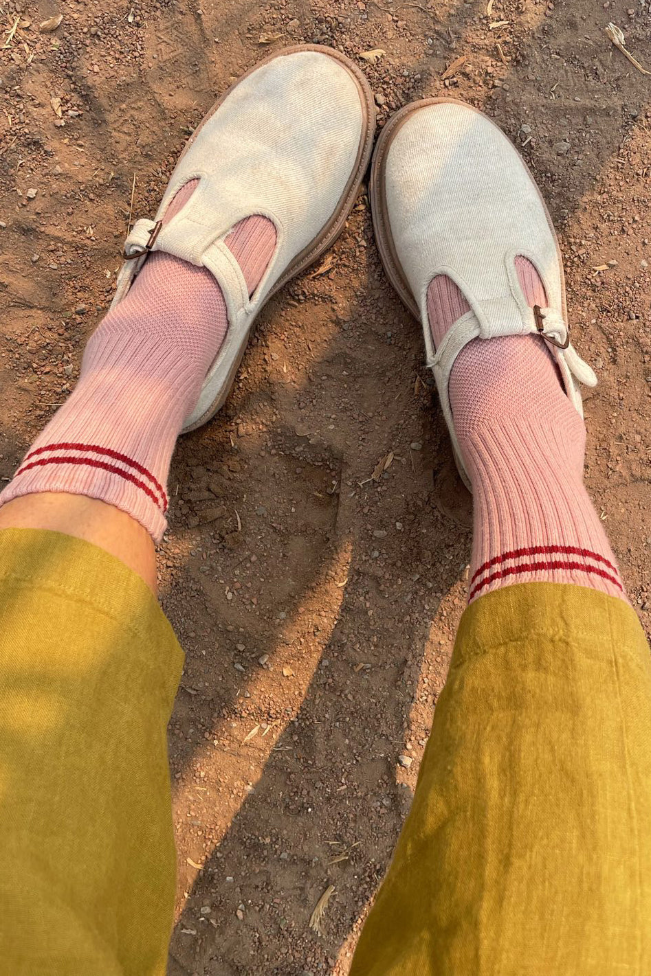 Le Bon Shoppe Boyfriend Socks | Vintage Pink-Socks-Le Bon Shoppe-Ondine Ash