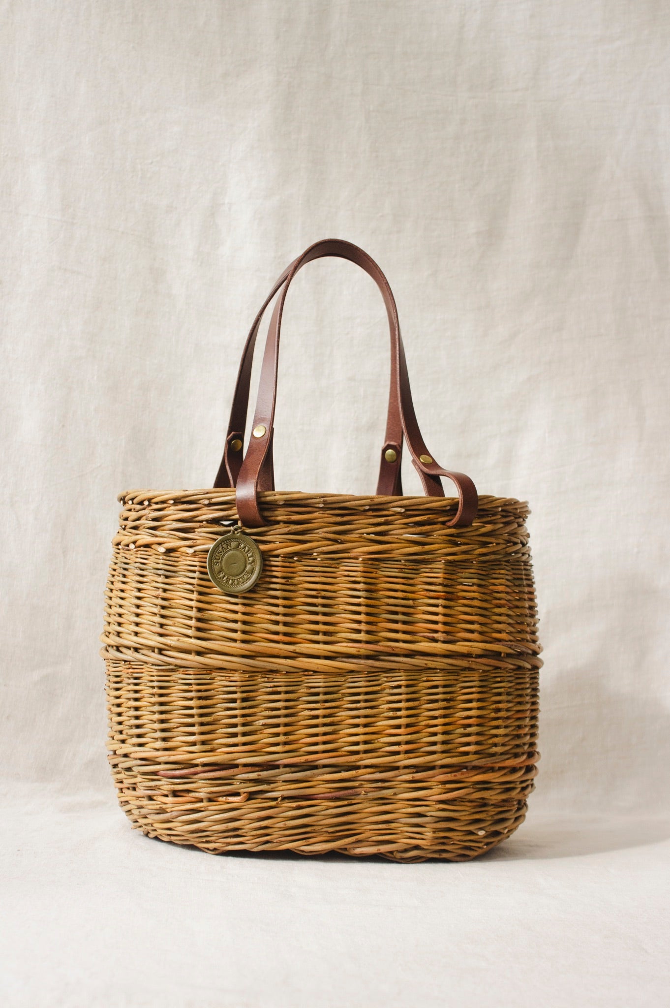 Willow Basket With Straps | Susan Early
