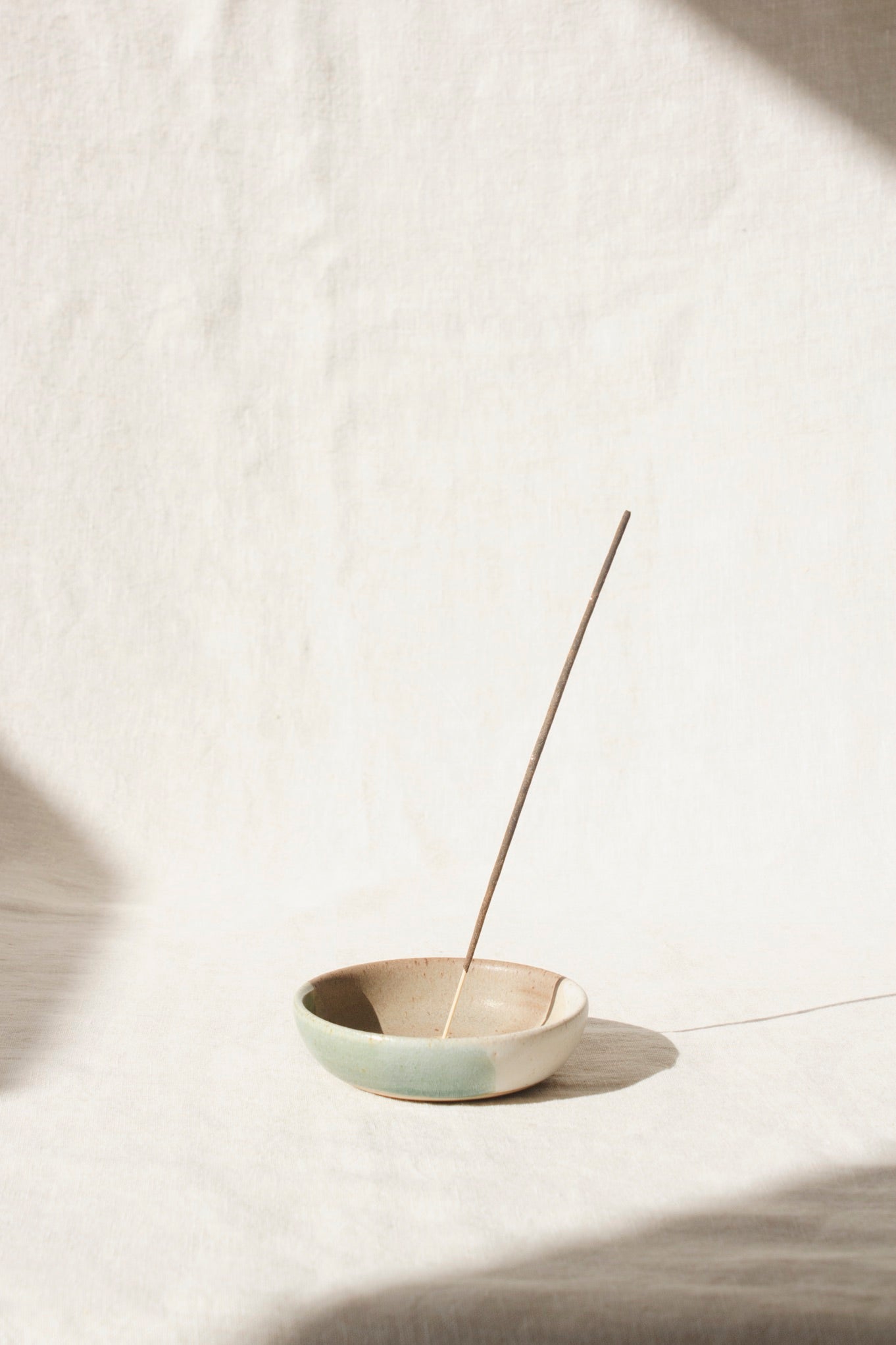 Liz Vidal Incense Holder | Dipped Glazes-Ceramic-Liz Vidal-Earth-Ondine Ash