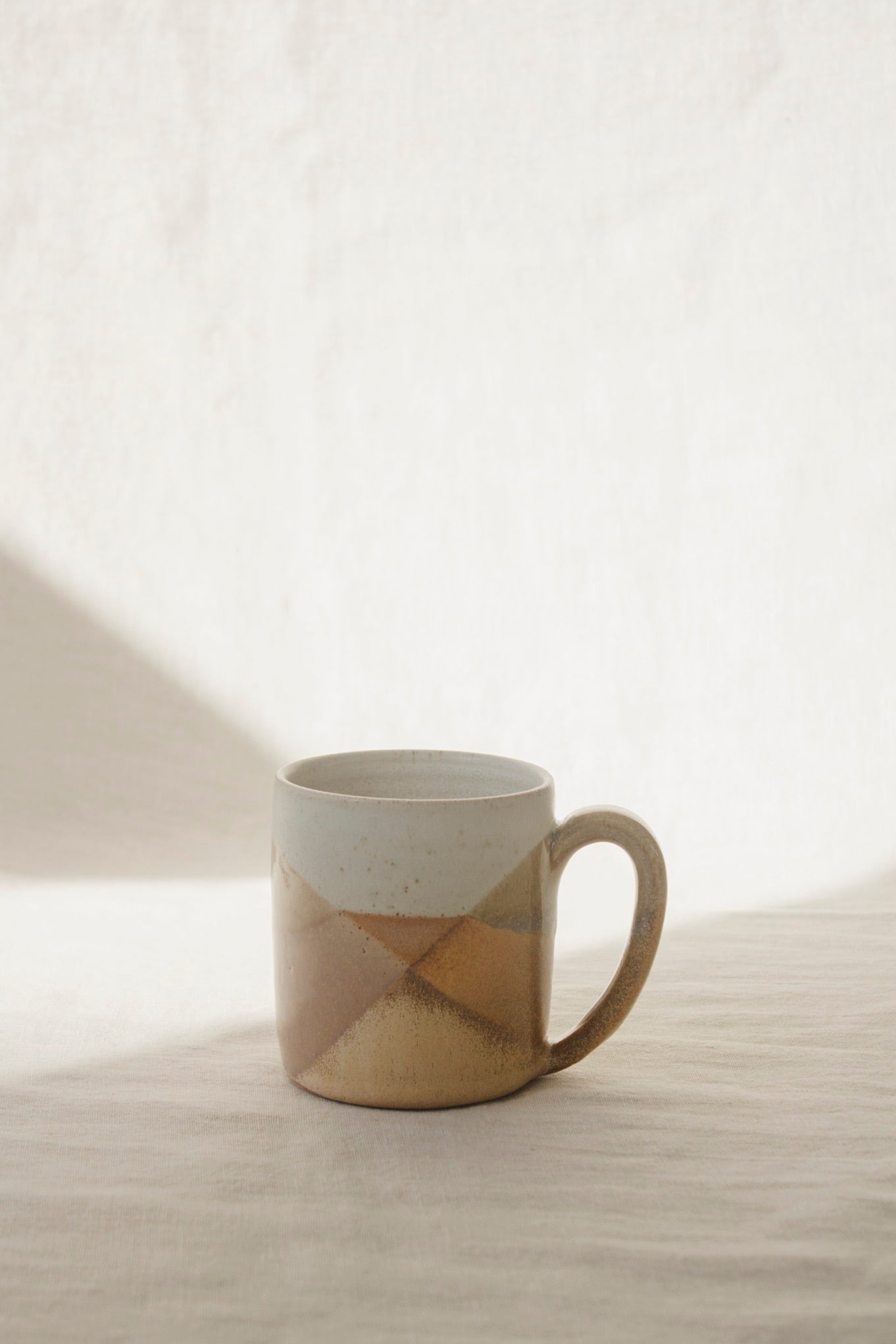 Liz Vidal Mug | Rust + Caramel-Ceramic-Liz Vidal-Tall-Caramel-Ondine Ash