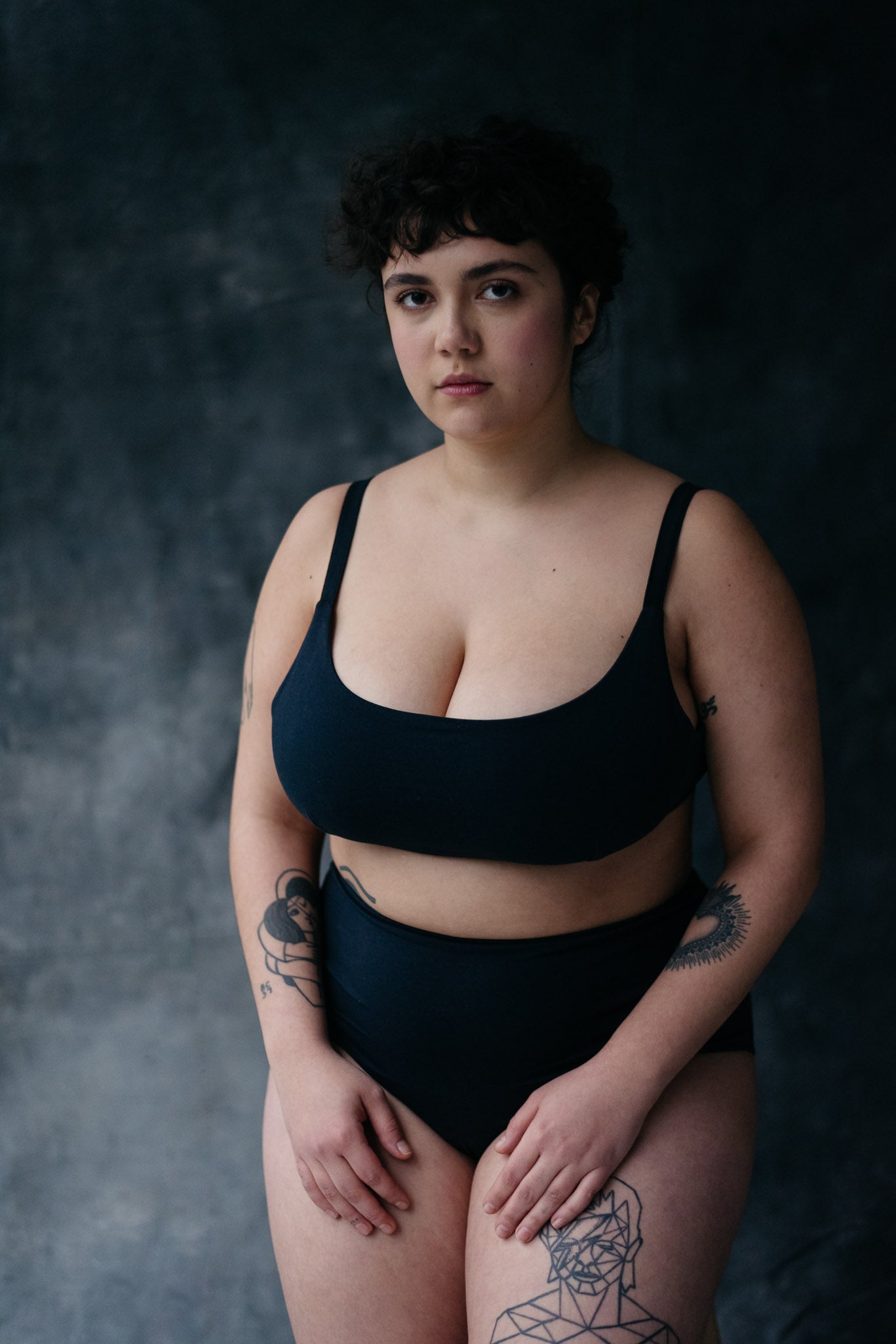 Pico Crop Top | Charcoal
