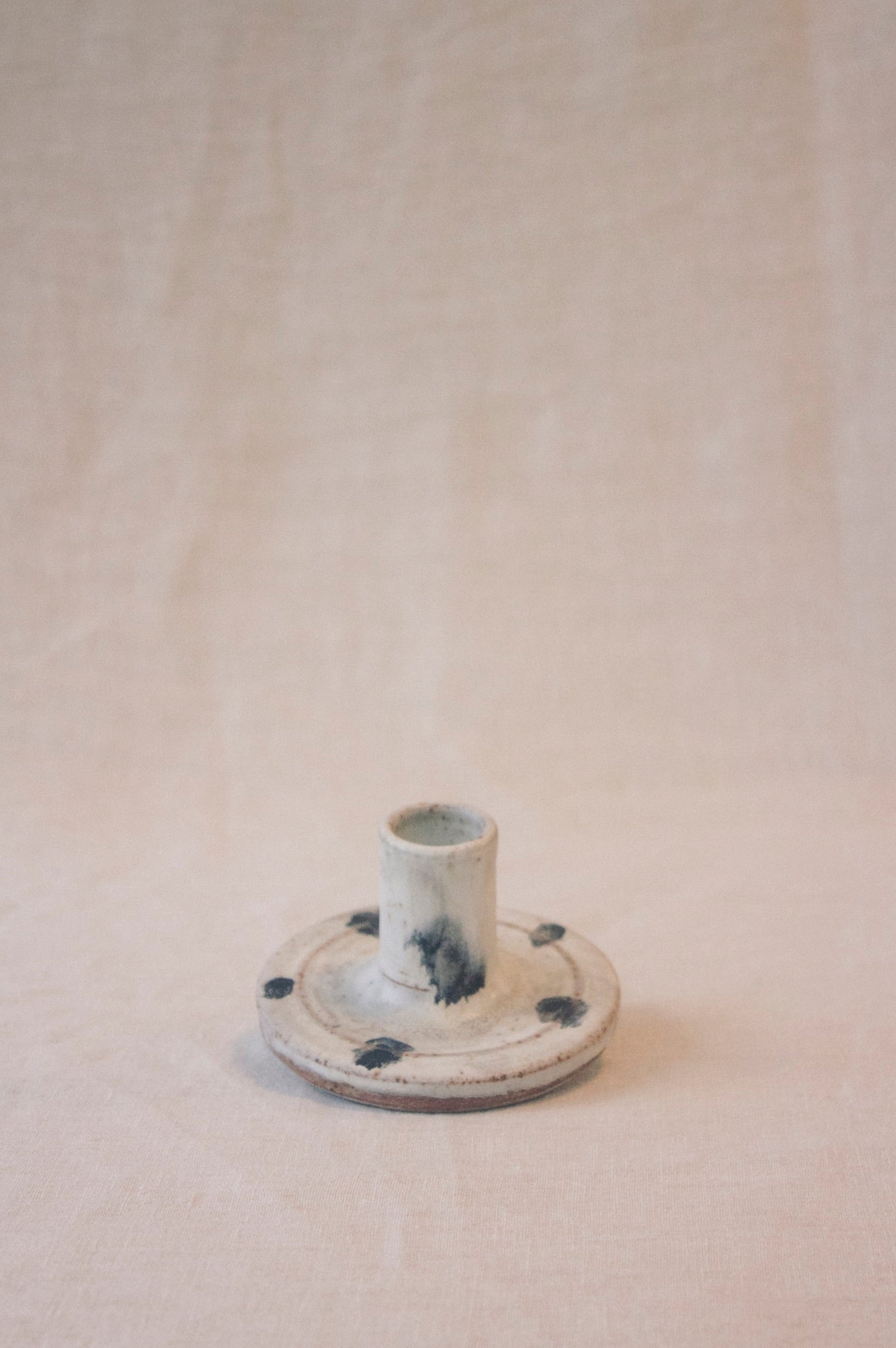 Pip Hartle Candlestick Holders-Ceramic-Pip Hartle-Big Dot-Ondine Ash