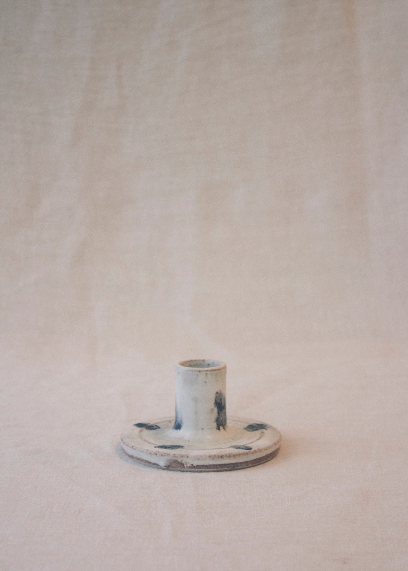 Pip Hartle Candlestick Holders-Ceramic-Pip Hartle-Ondine Ash