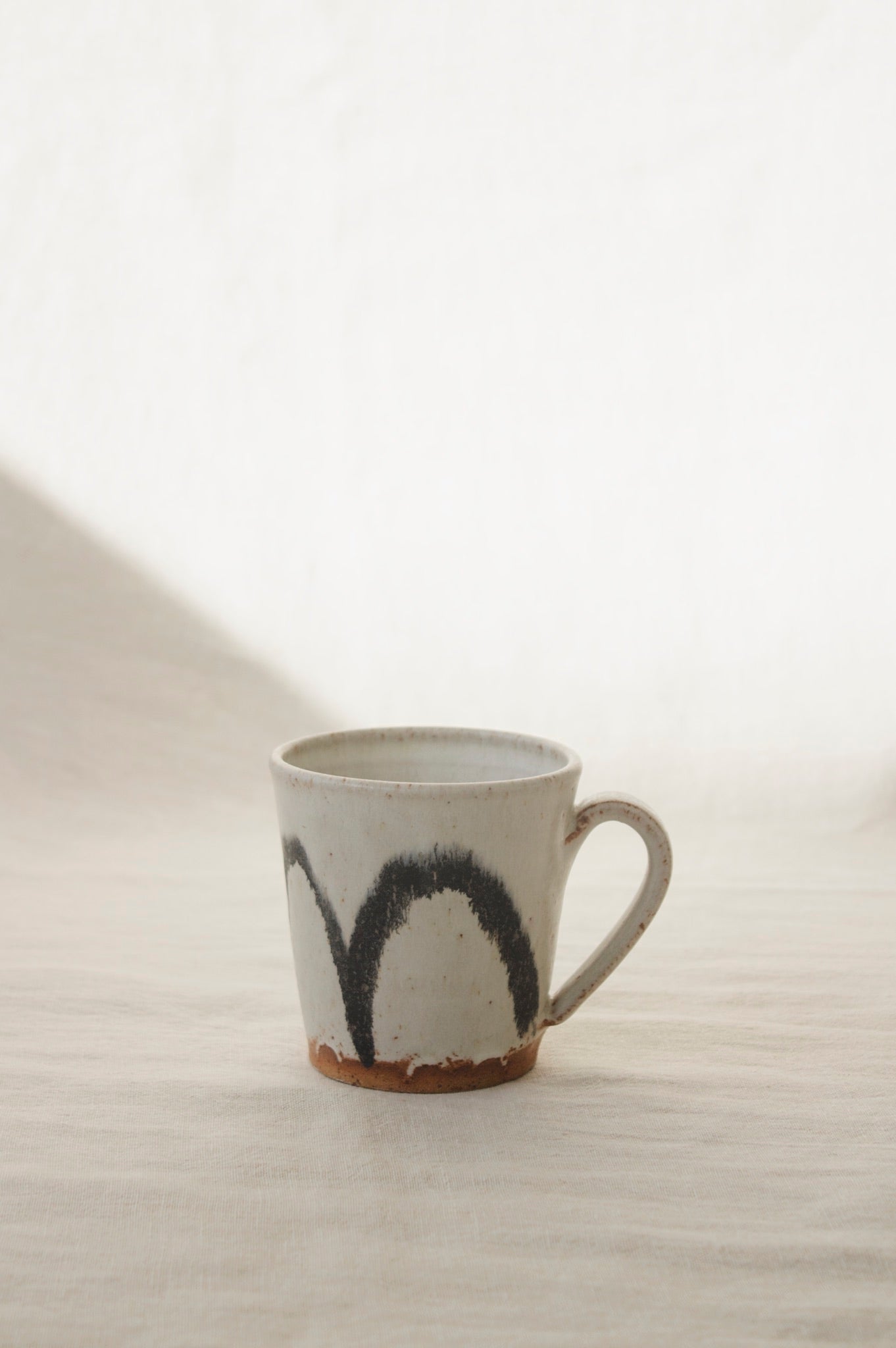 Pip Hartle Mugs | Black-Ceramic-Pip Hartle-Arches-Ondine Ash