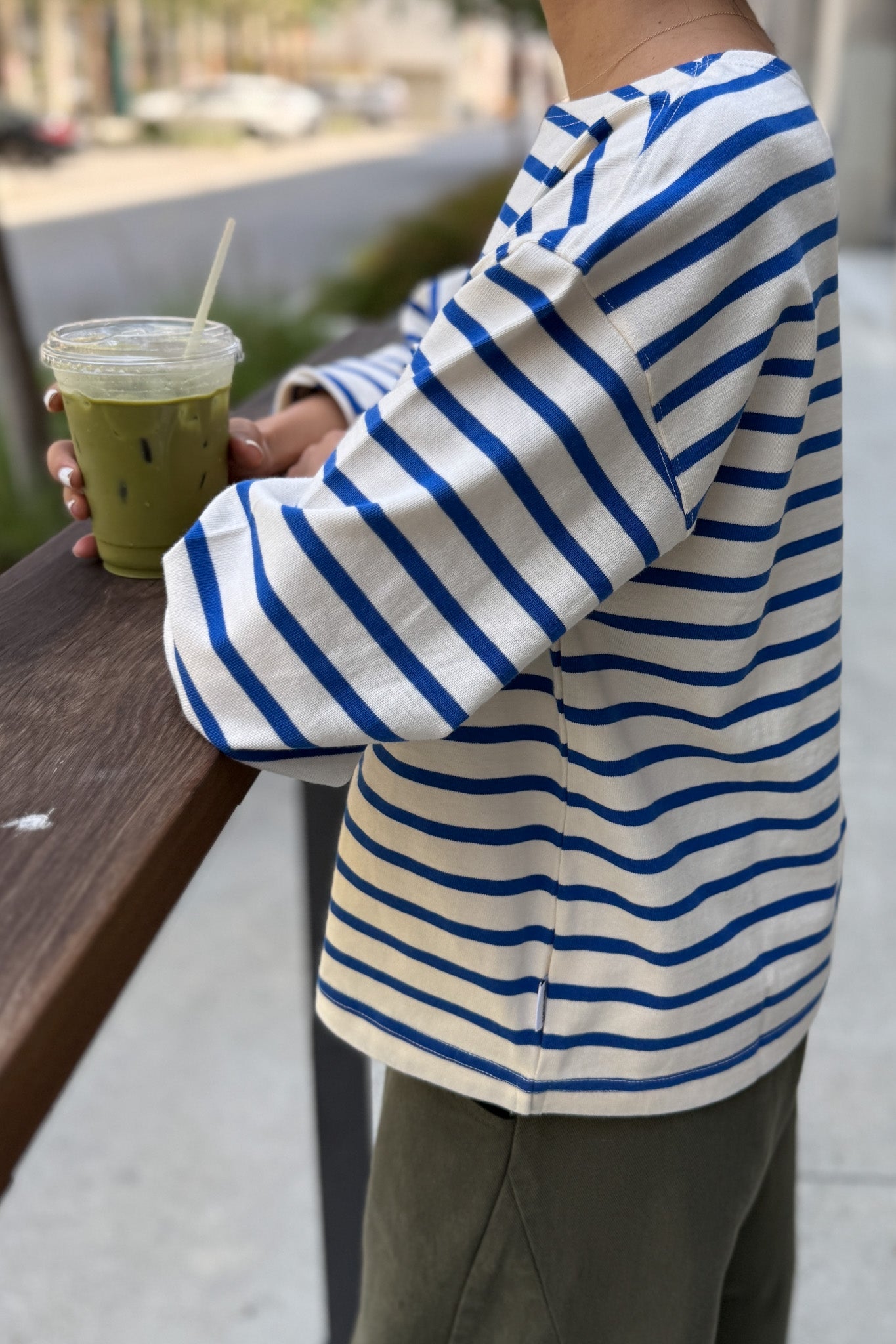 Le Bon Shoppe Sailor Top | Blue Stripe