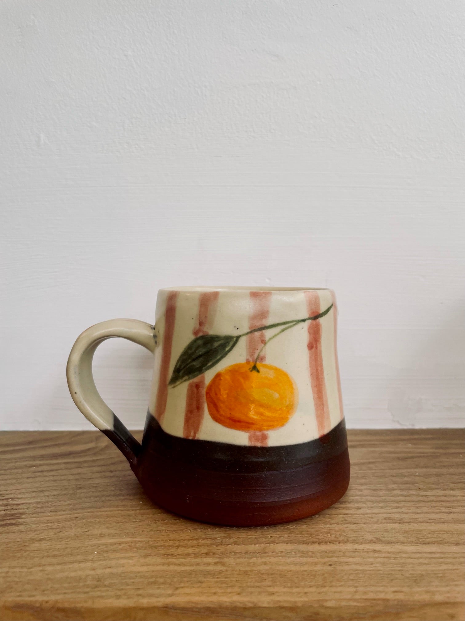 Eloise Rose Mug | Clementine Stripe