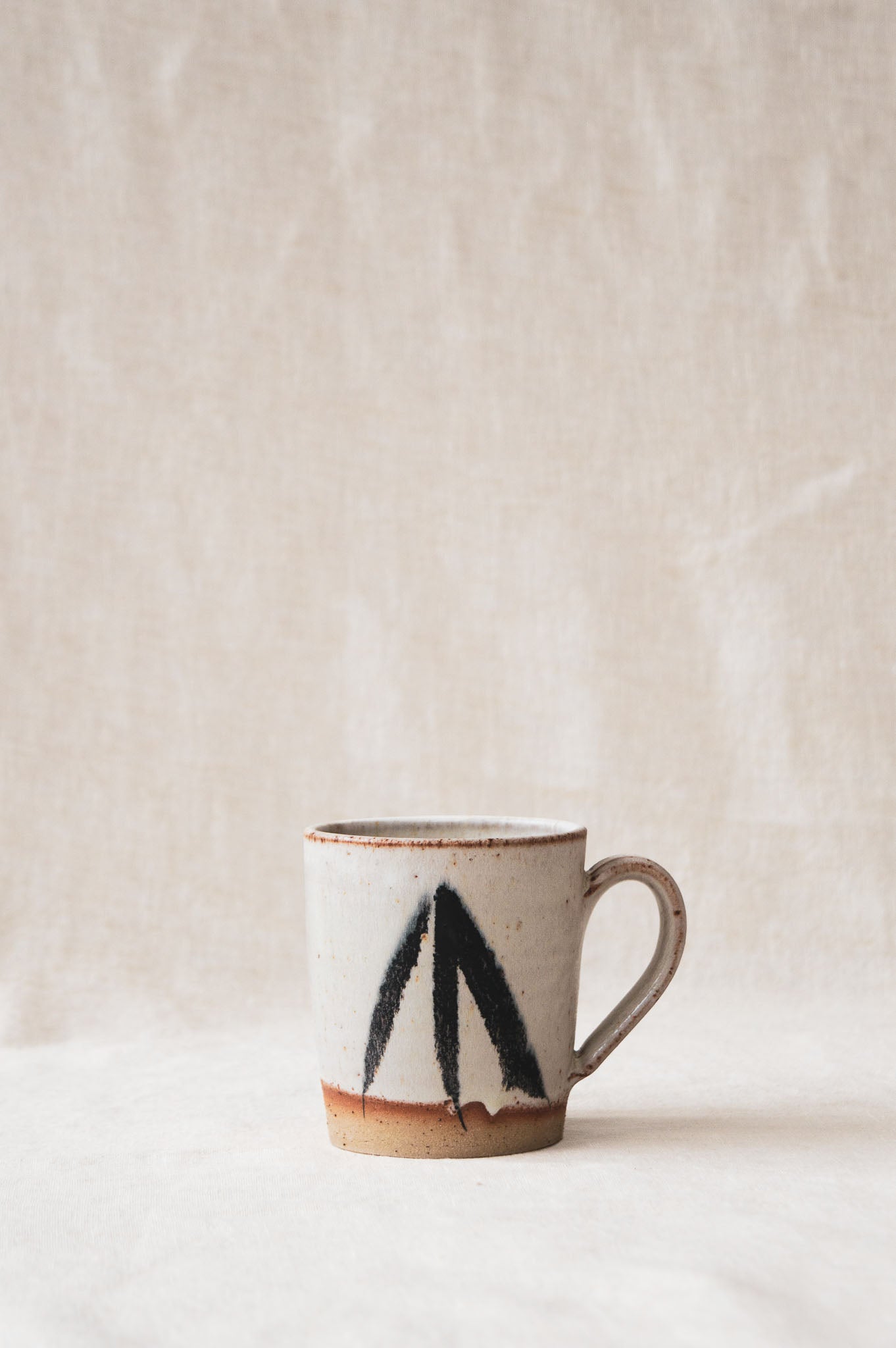 Pip Hartle Mugs | Black-Ceramic-Pip Hartle-Ikat-Ondine Ash