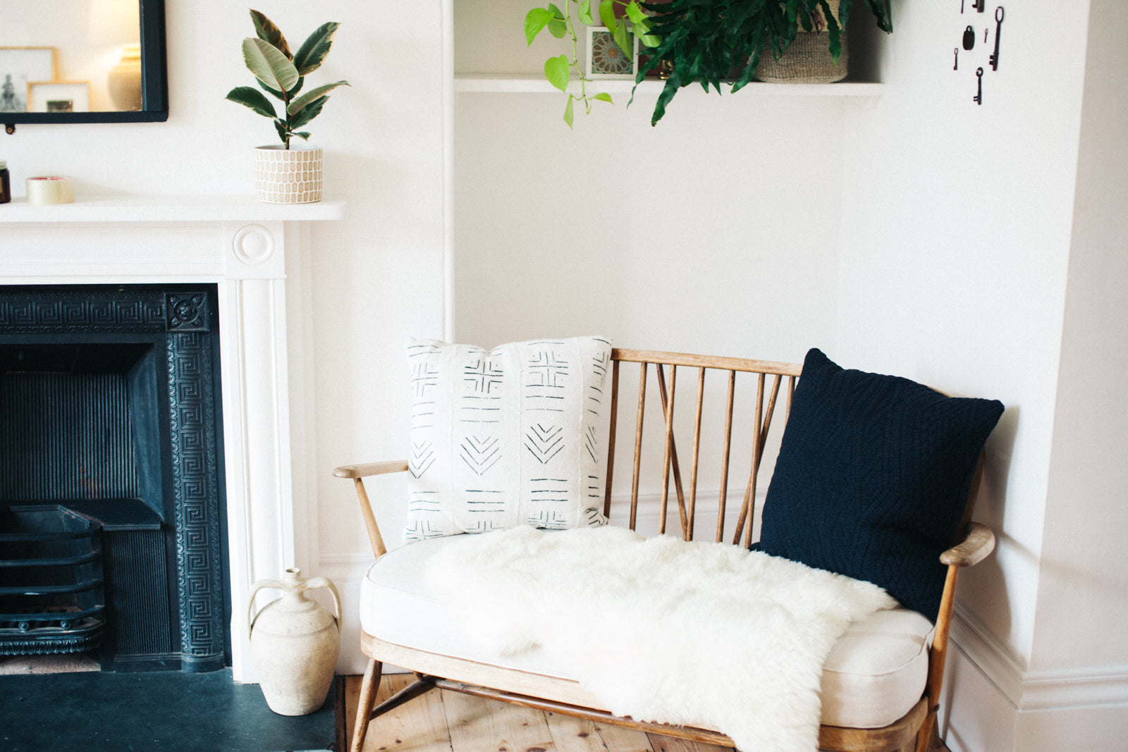 Nova Plain Cushion-Cushion-Ondine Ash-Ondine Ash