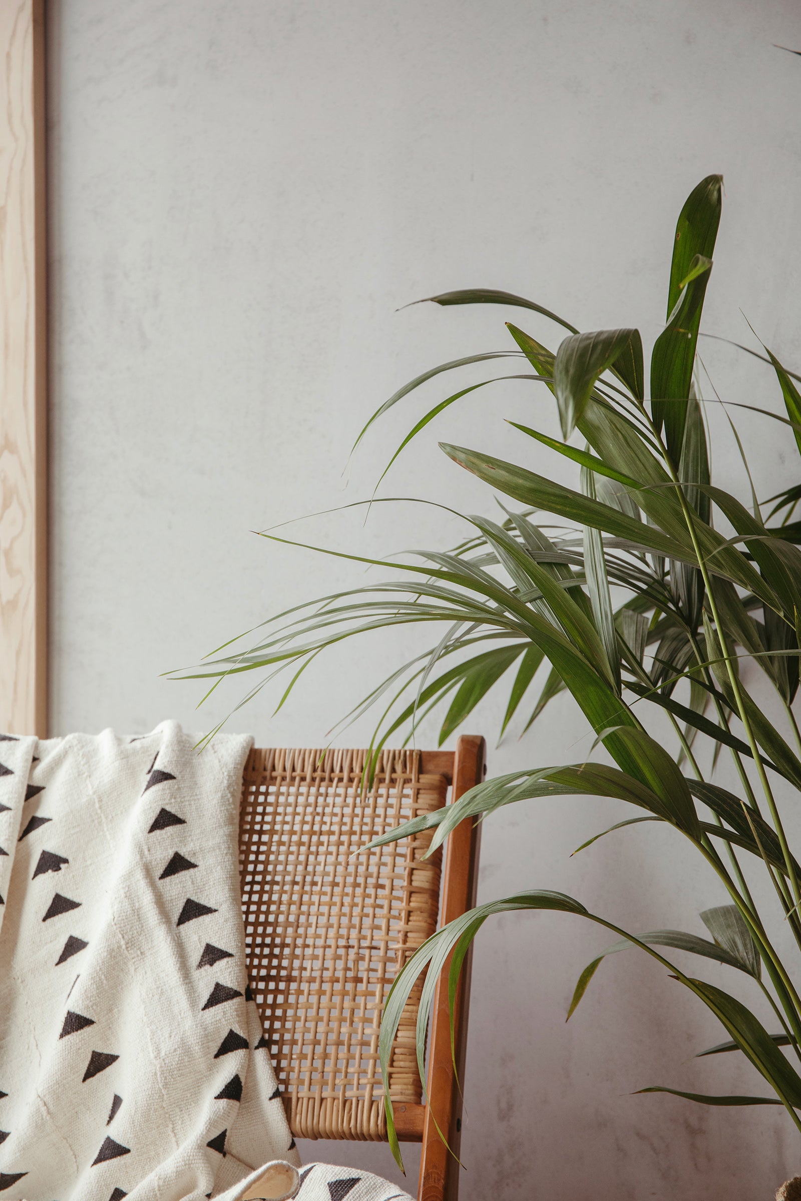 Triangle Mud Cloth Blanket-Blanket-Ondine Ash-Ondine Ash