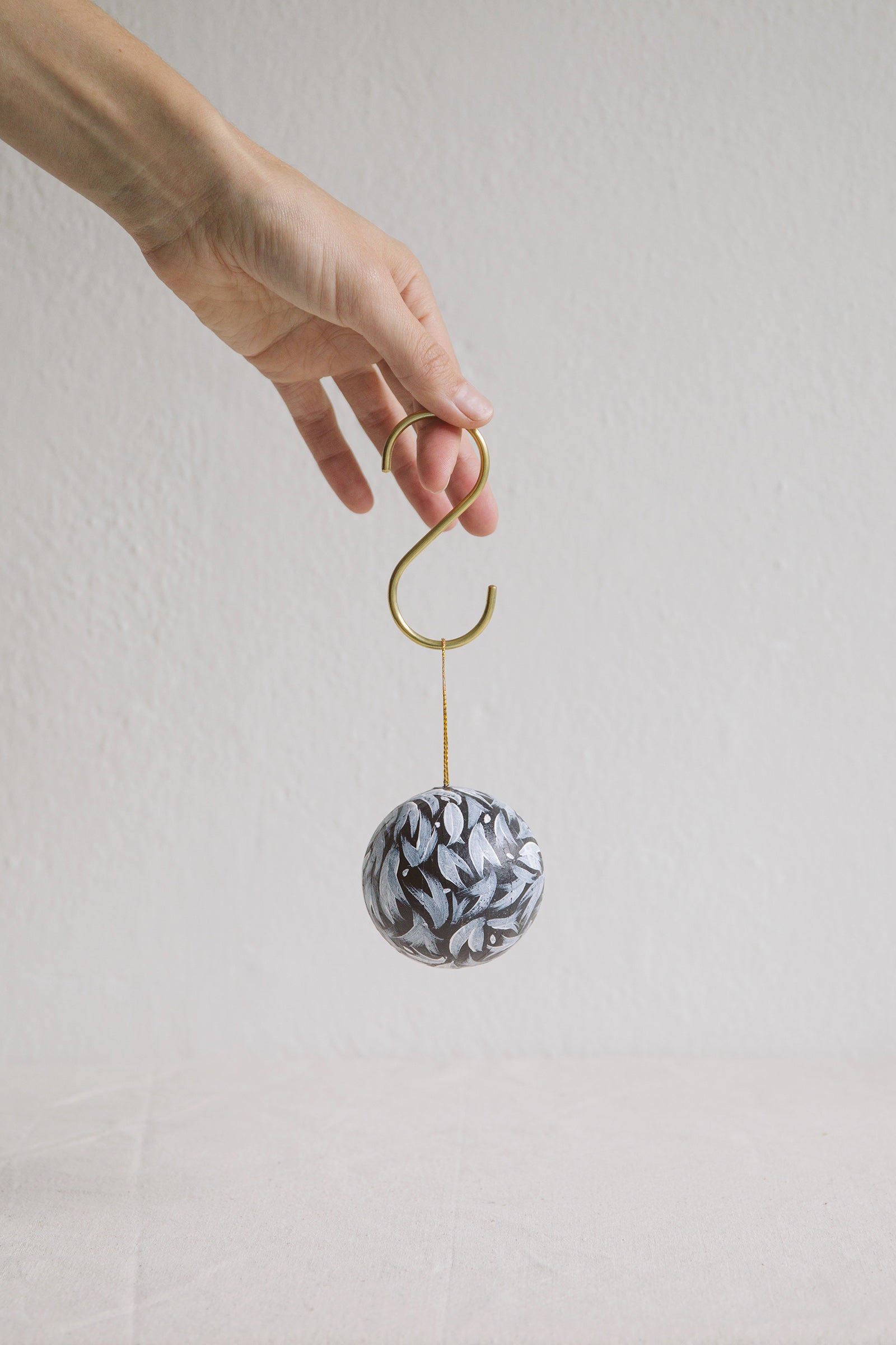 Hand Painted Bauble-Wooden Items-Ondine Ash-Ondine Ash