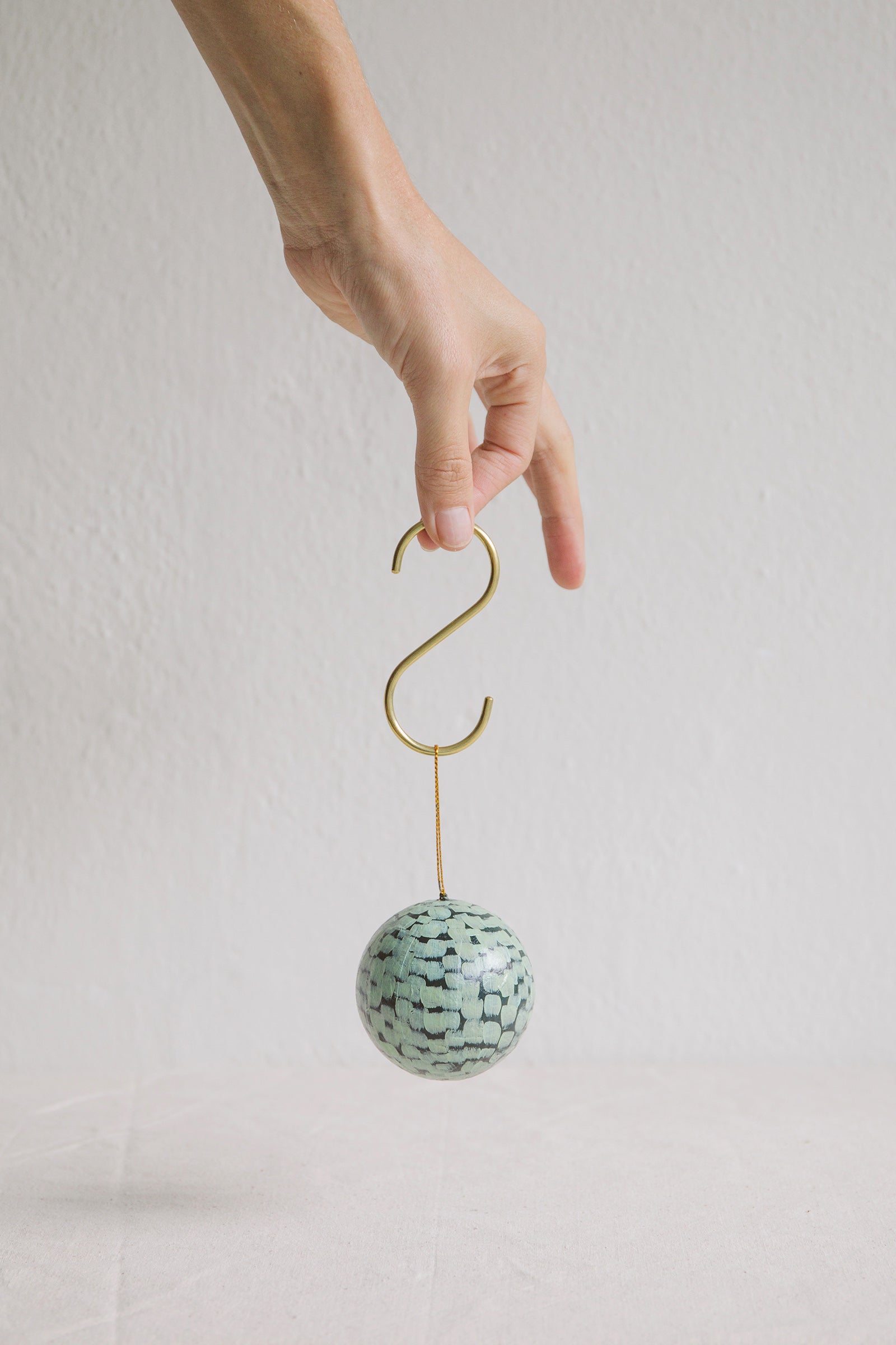 Hand Painted Bauble-Wooden Items-Ondine Ash-Ondine Ash