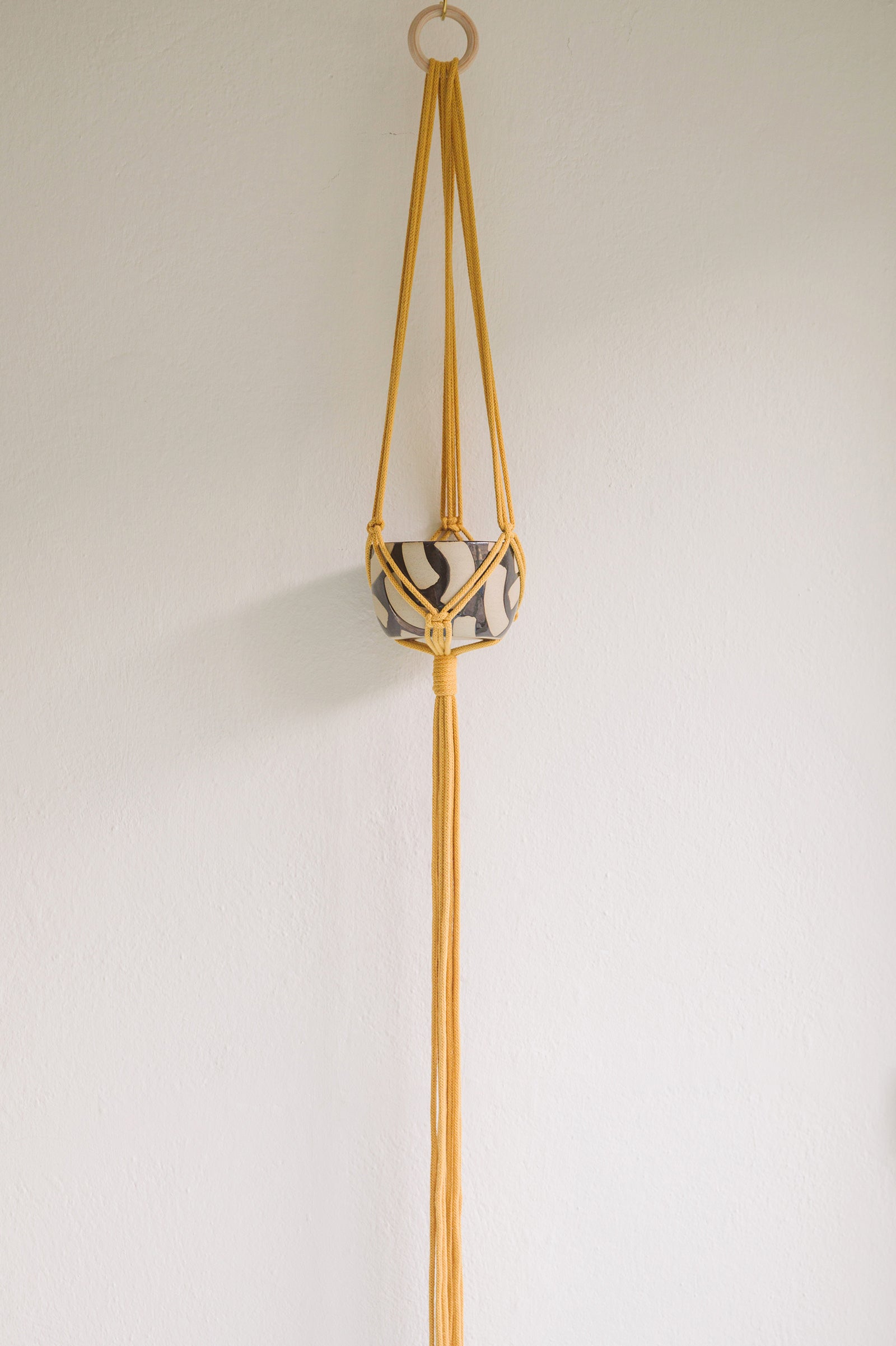 Macrame plant hanger-Hanging Basket-Ondine Ash-Ondine Ash