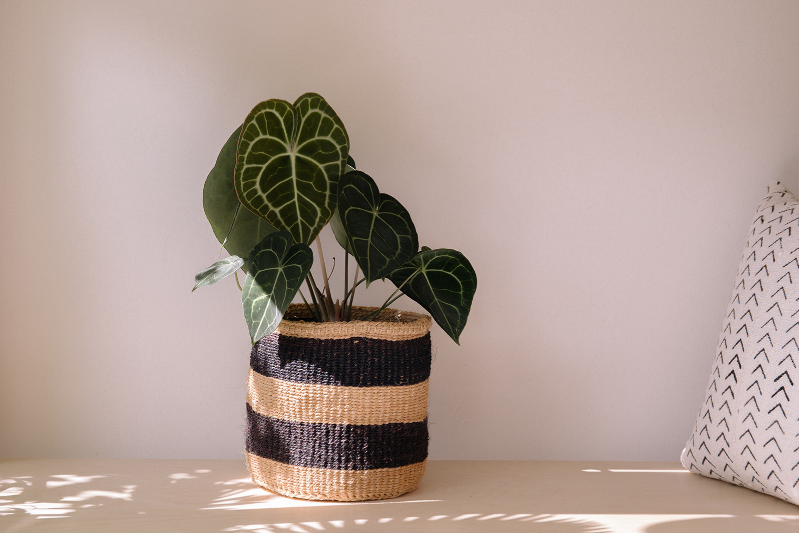 Linear Stripe Basket