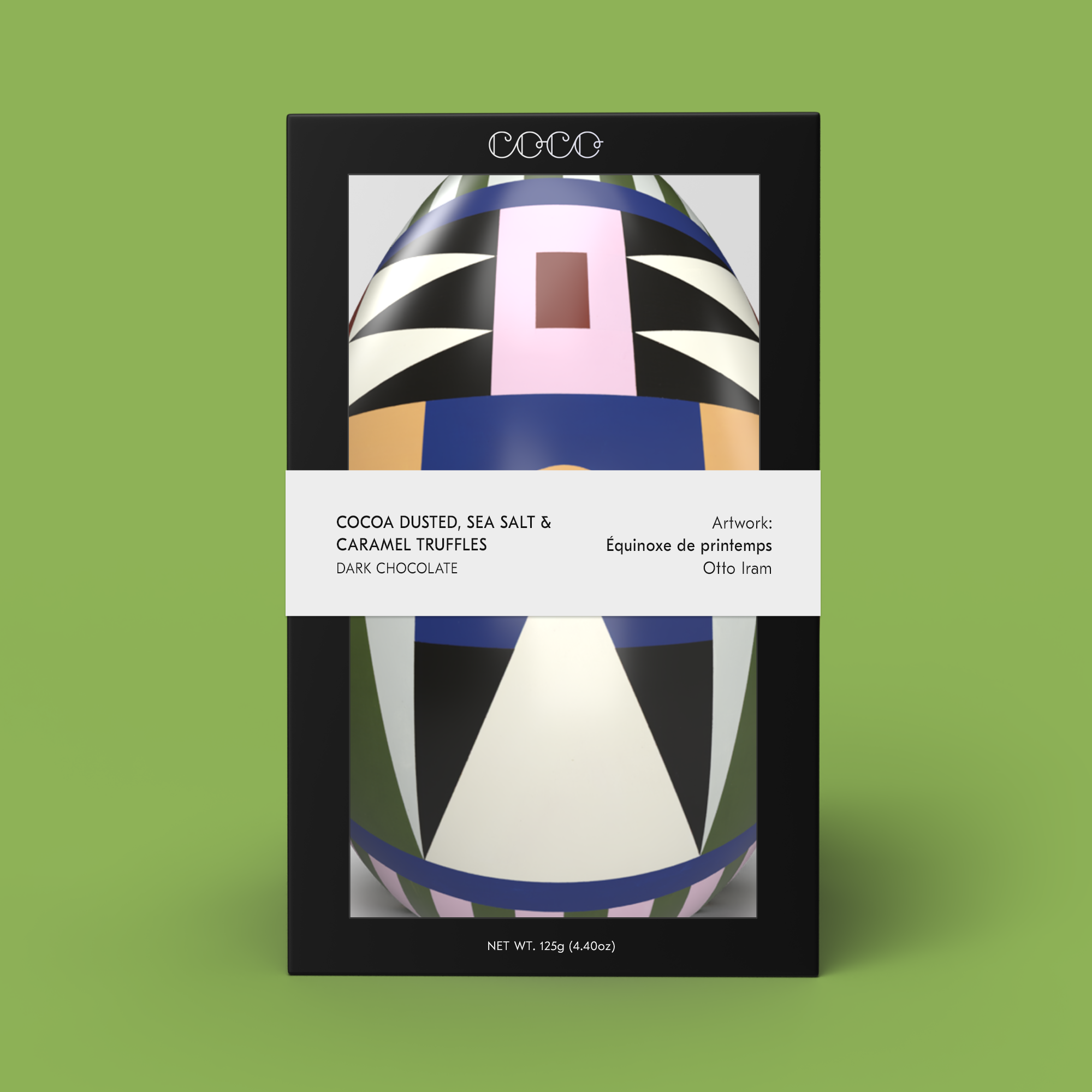 Coco Easter Egg | Dark Chocolate Seasalt Truffles