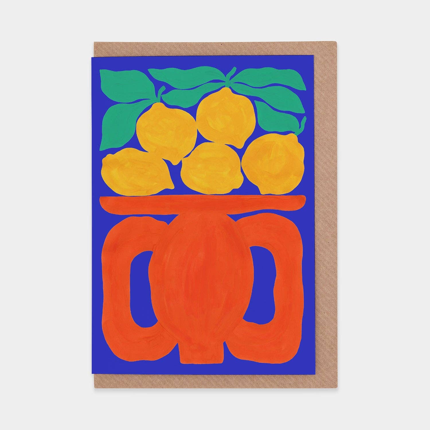 Lemon Bowl Greetings Card | Liv Lee-Evermade-Ondine Ash