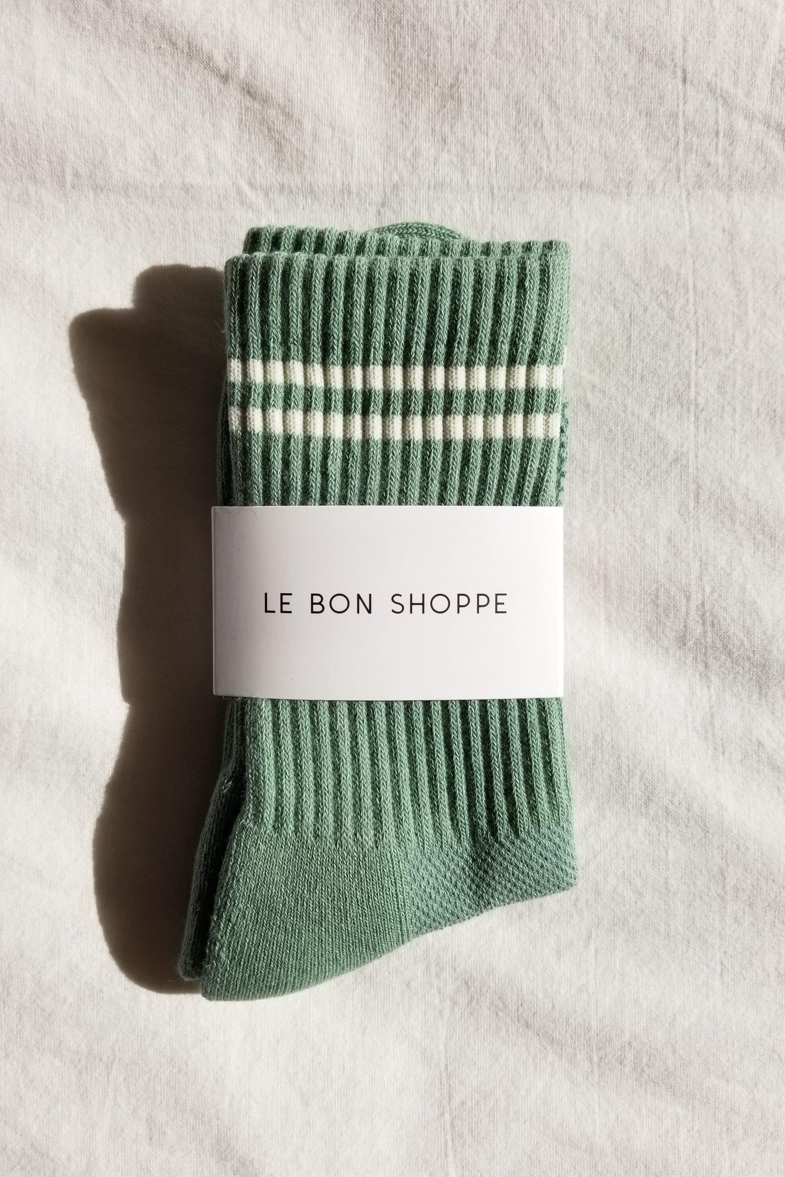 Le Bon Shoppe Boyfriend Socks | Moss Green