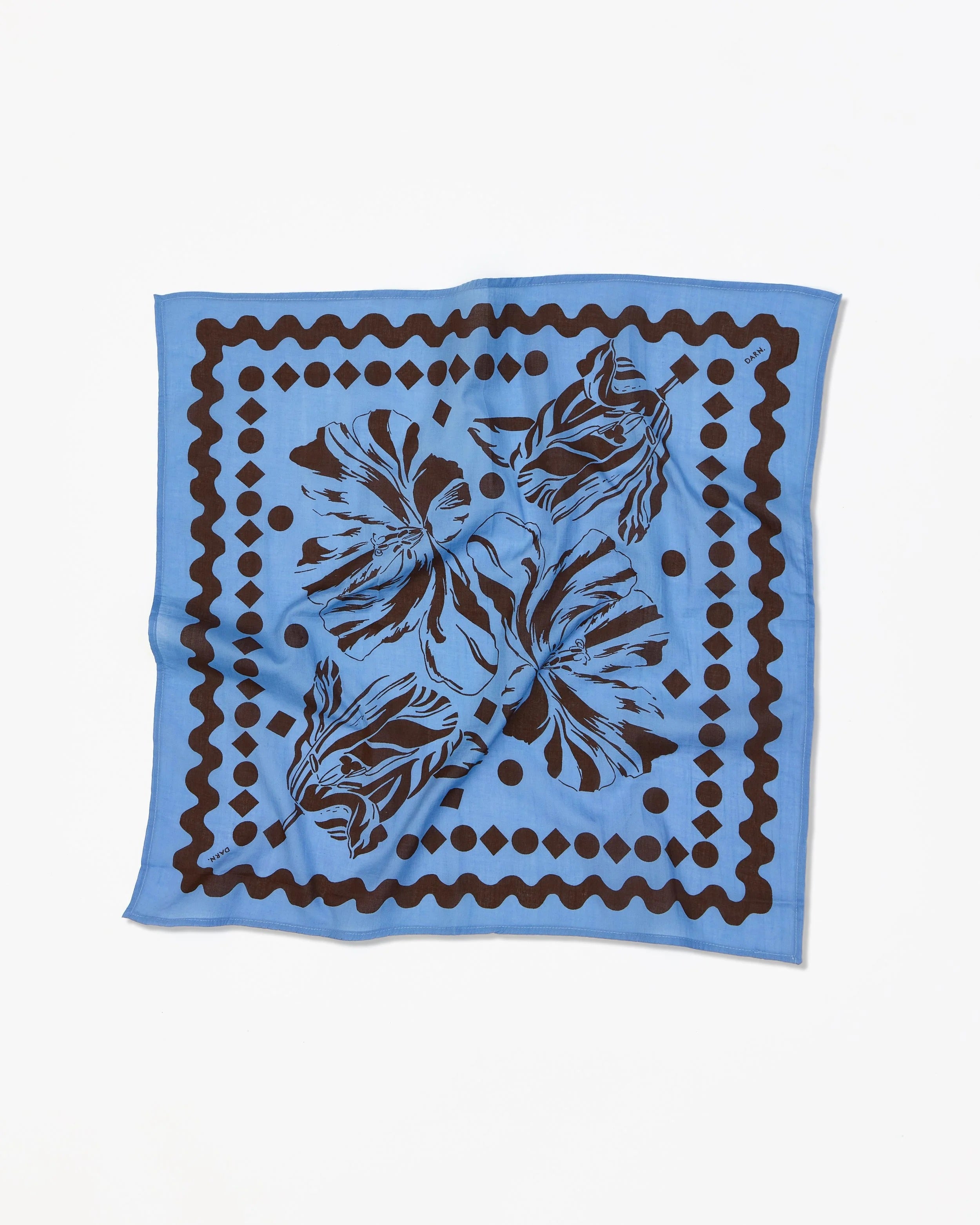 DARN Cotton Scarf | Louise-Scarf-DARN Collective-Ondine Ash
