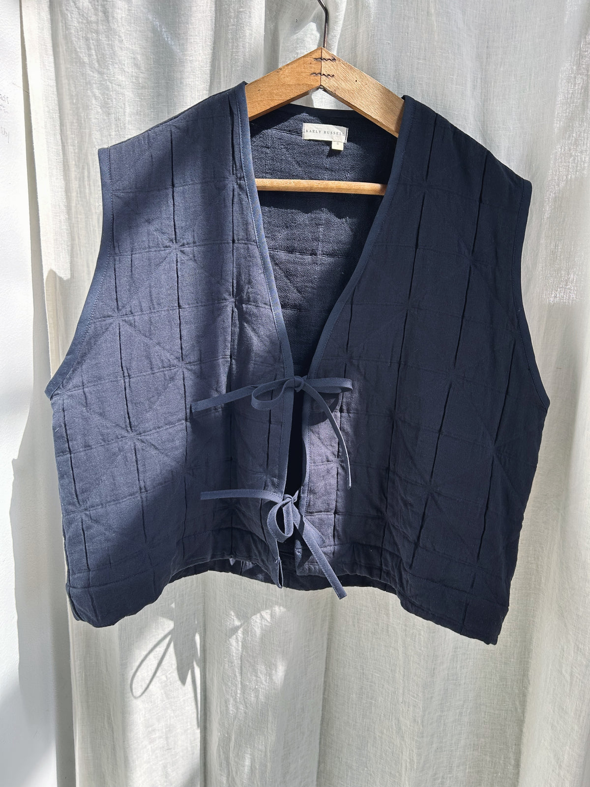 Kaely Russell Quilted Tie Vest
