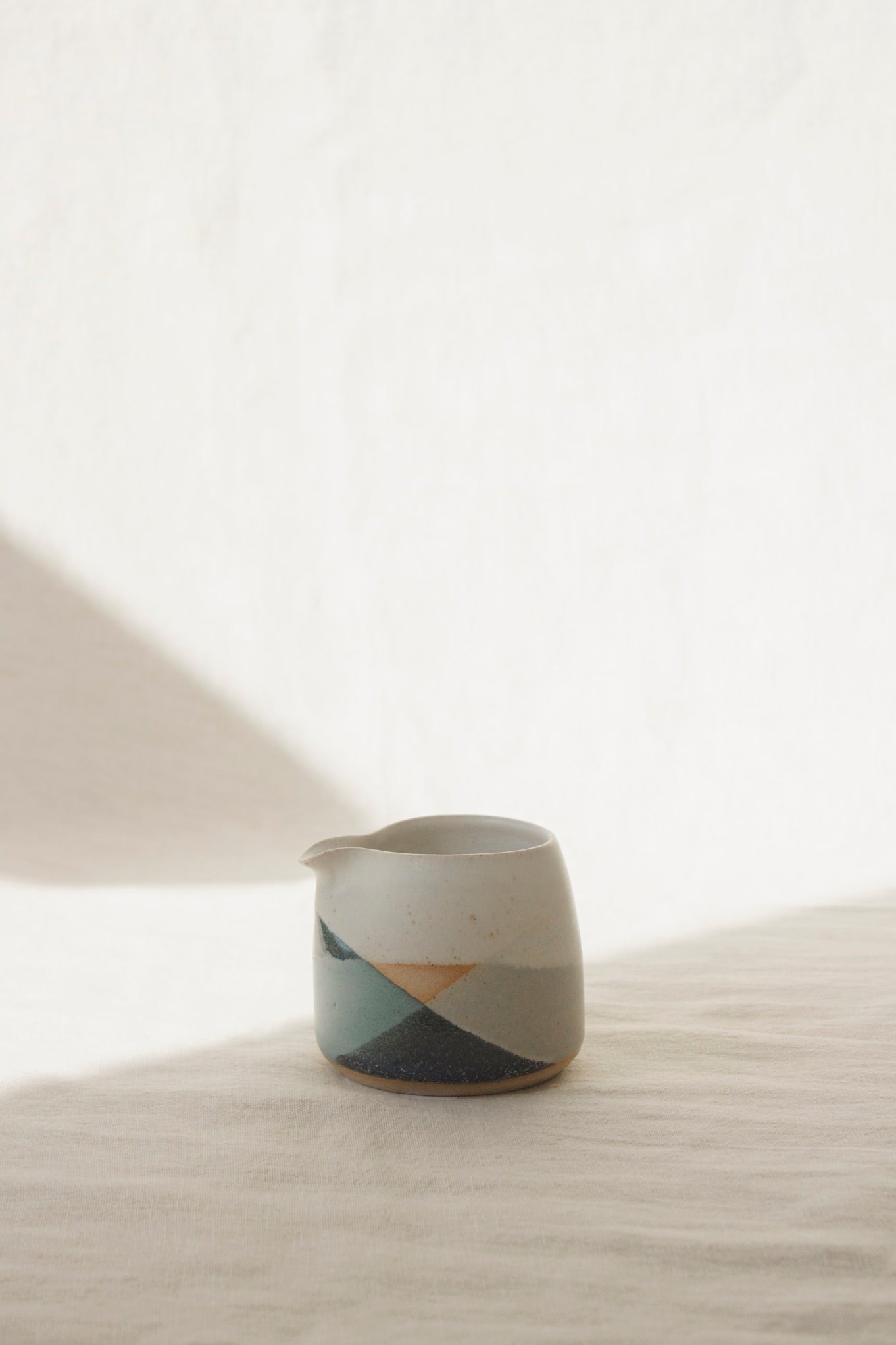 Liz Vidal Jug | Dipped Glazes-Ceramic-Liz Vidal-Blue-Ondine Ash