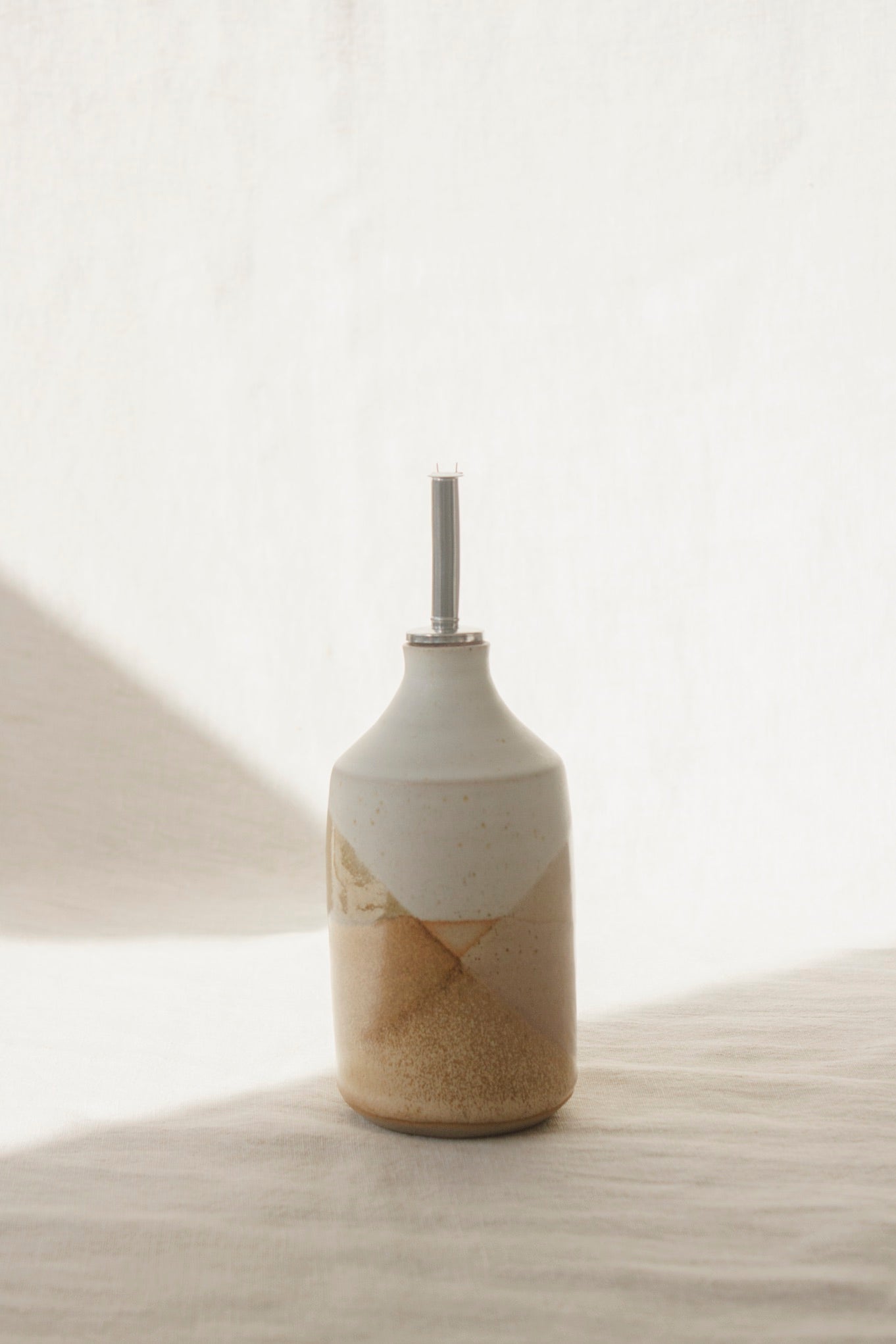 Liz Vidal Oil Pourer | Dipped Glazes-Ceramic-Liz Vidal-Caramel-Ondine Ash
