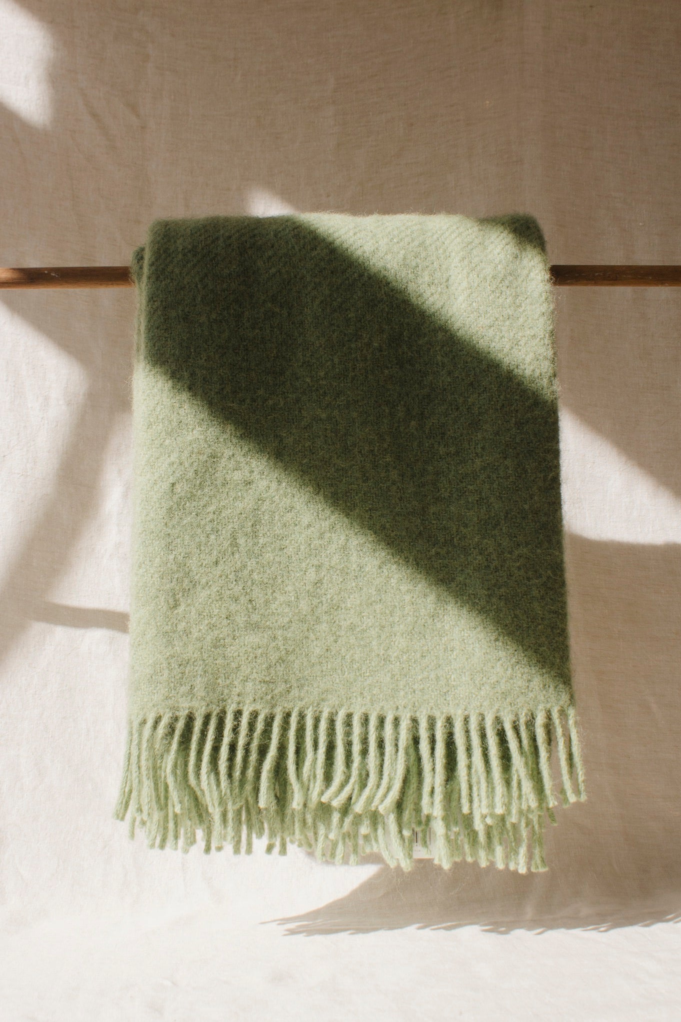 Gotland Wool Blanket | Sage-Blanket-Klippan-Ondine Ash