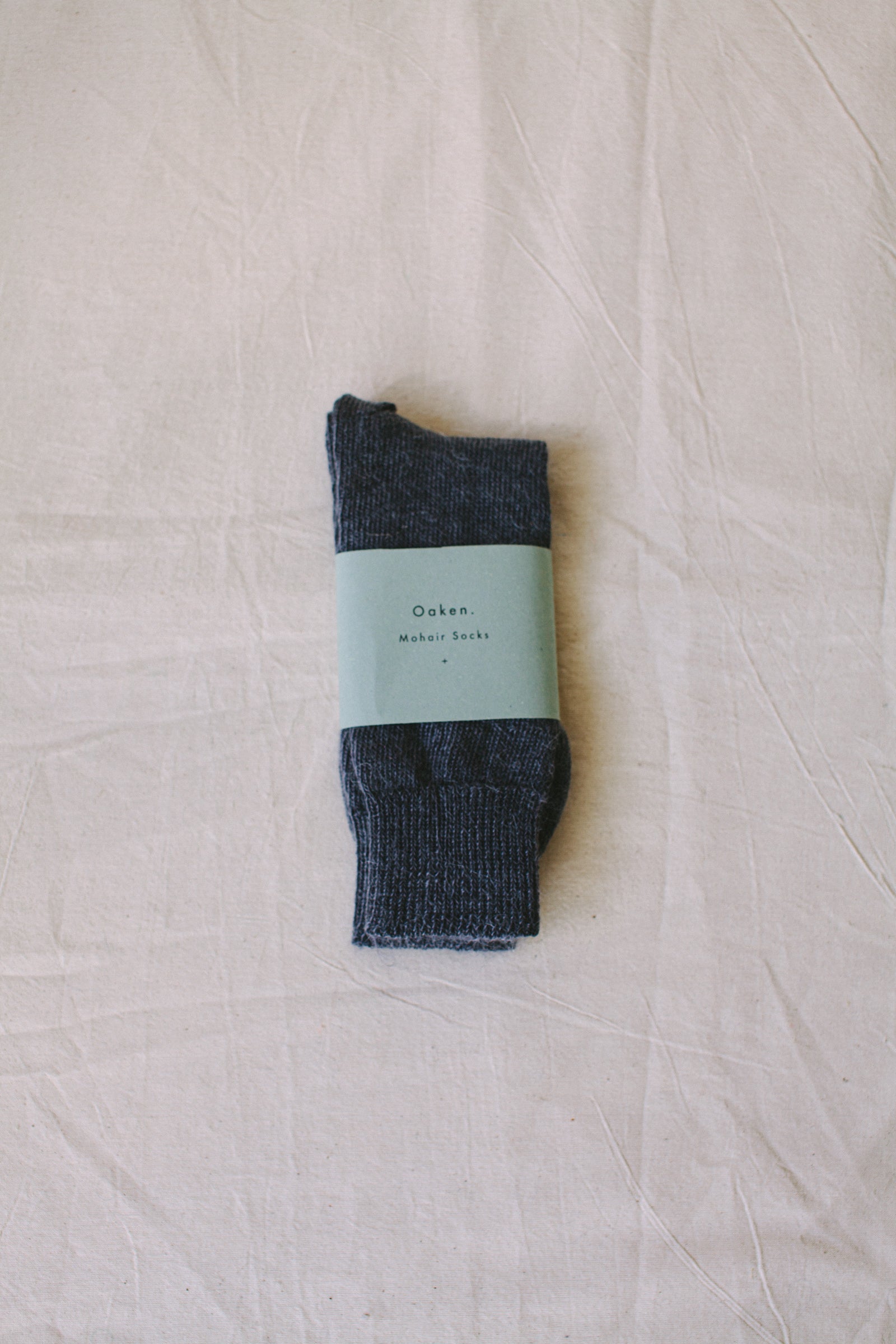 Oaken Mohair Socks | Smoke