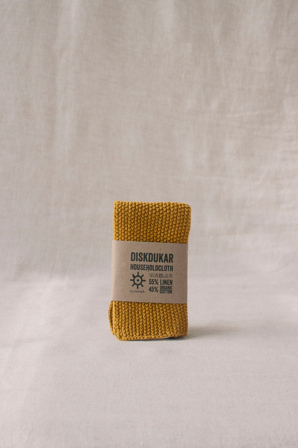 Knitted Dishcloth | Linen and Organic Cotton