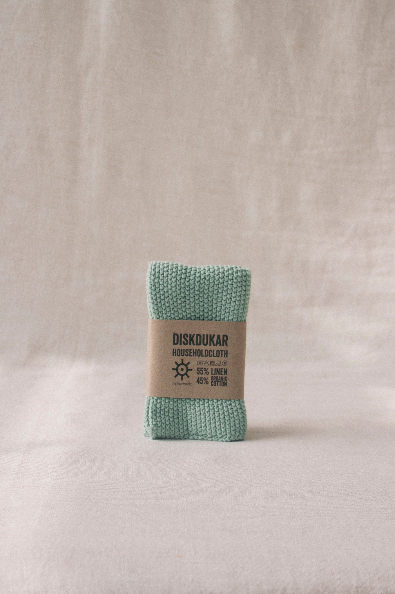 Knitted Dishcloth | Linen and Organic Cotton